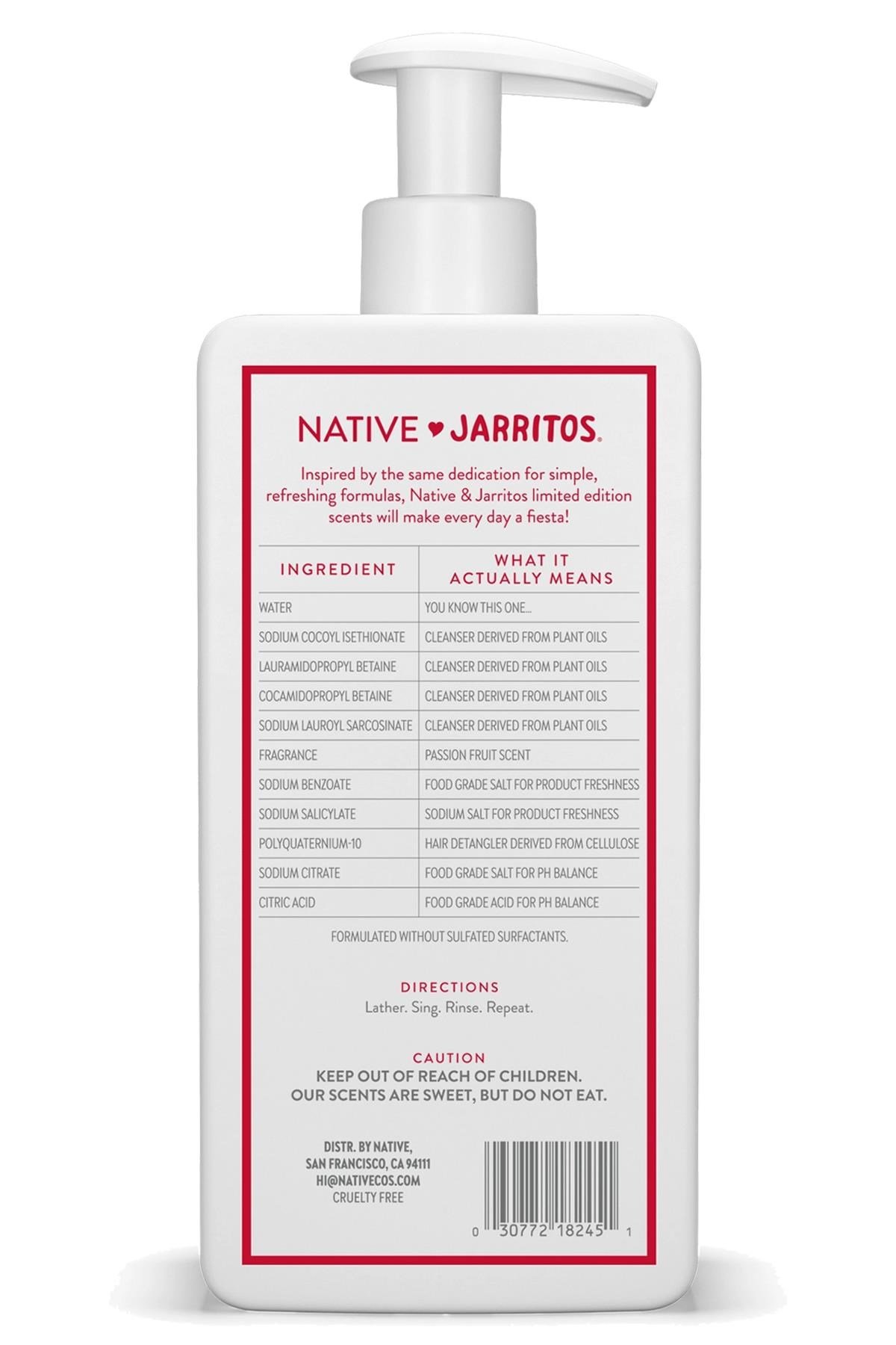 Native Jarritos Passion Fruits Hacim Şampuanı 487ML