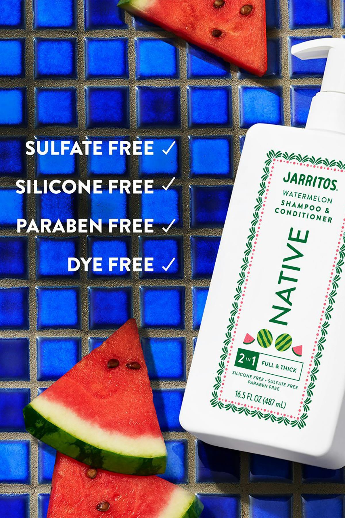 Native Jarritos Watermelon 2’si 1 Arada Şampuan ve Saç Kremi 487ML