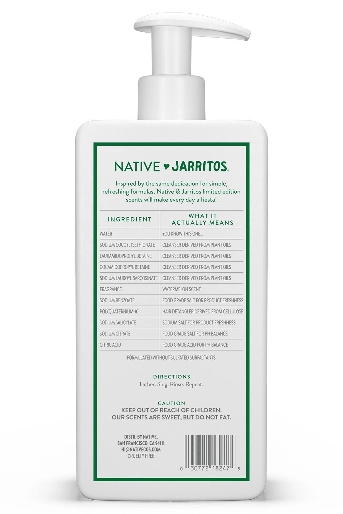 Native Jarritos Watermelon 2’si 1 Arada Şampuan ve Saç Kremi 487ML