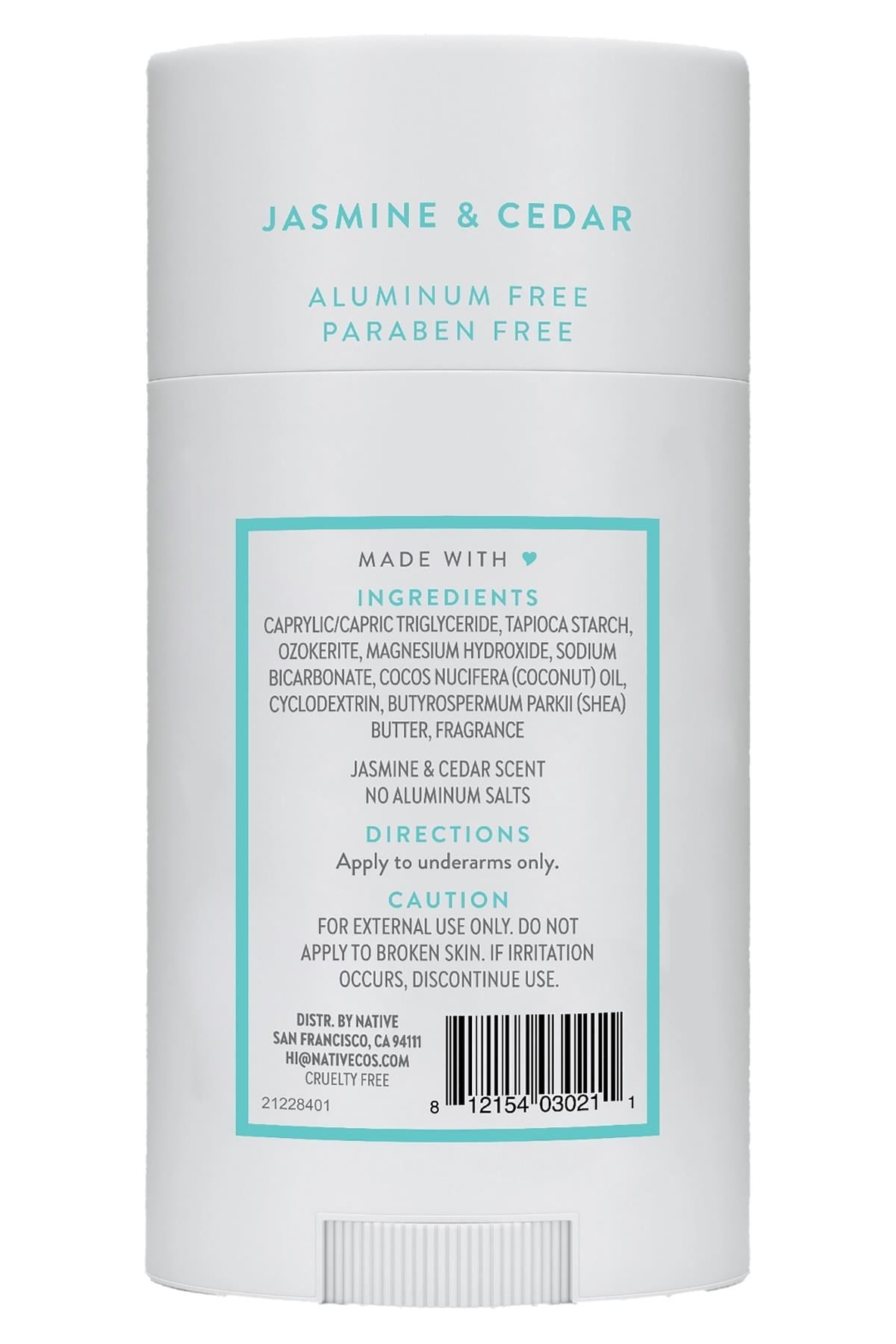 Native Jasmine & Cedar Alüminyumsuz Stick Deodorant 75GR