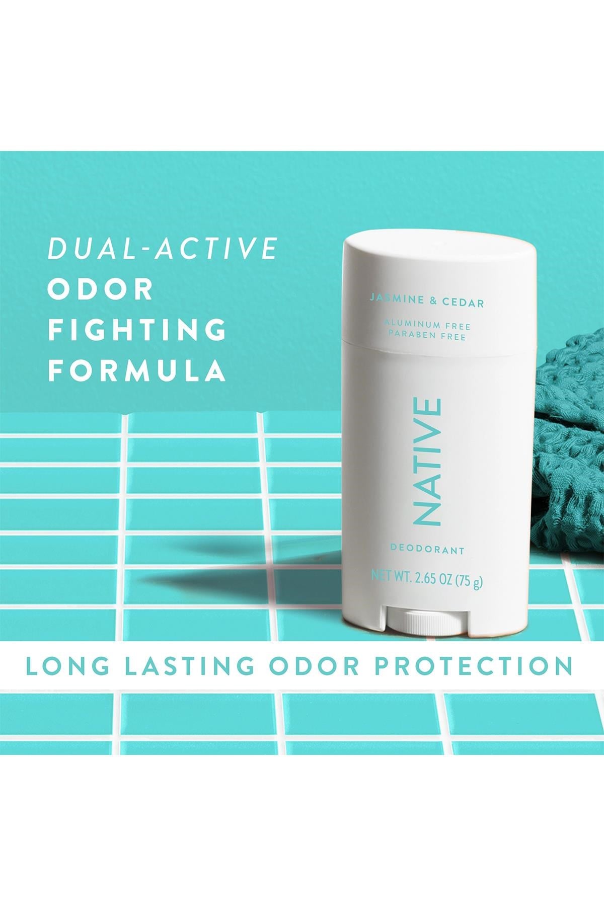 Native Jasmine & Cedar Alüminyumsuz Stick Deodorant 75GR