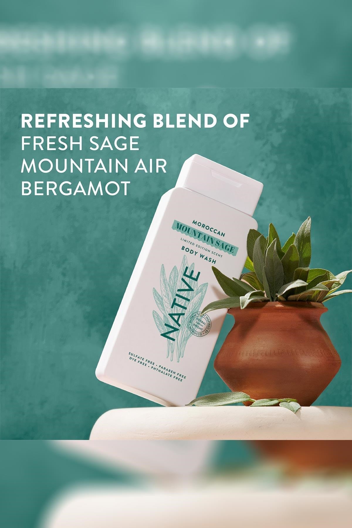 Native Moroccan Mountain Sage Duş Jeli 532ML