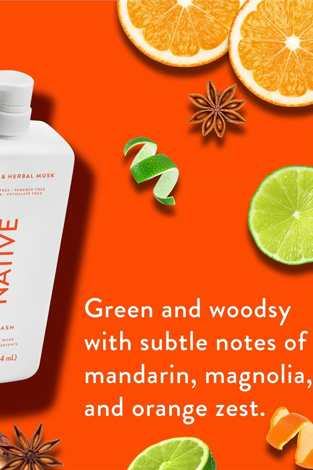Native Narenciye & Bitkisel Misk Vücut Şampuanı 1064ML