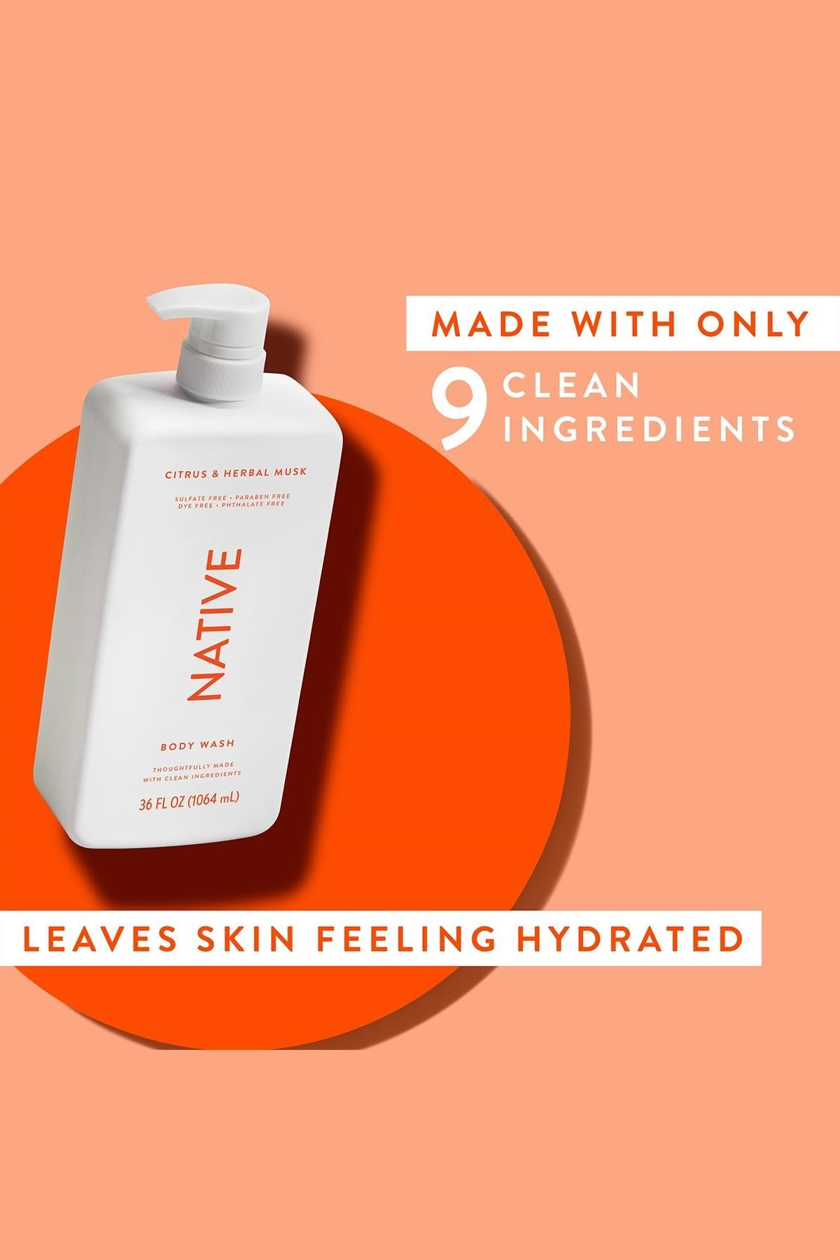 Native Narenciye & Bitkisel Misk Vücut Şampuanı 1064ML