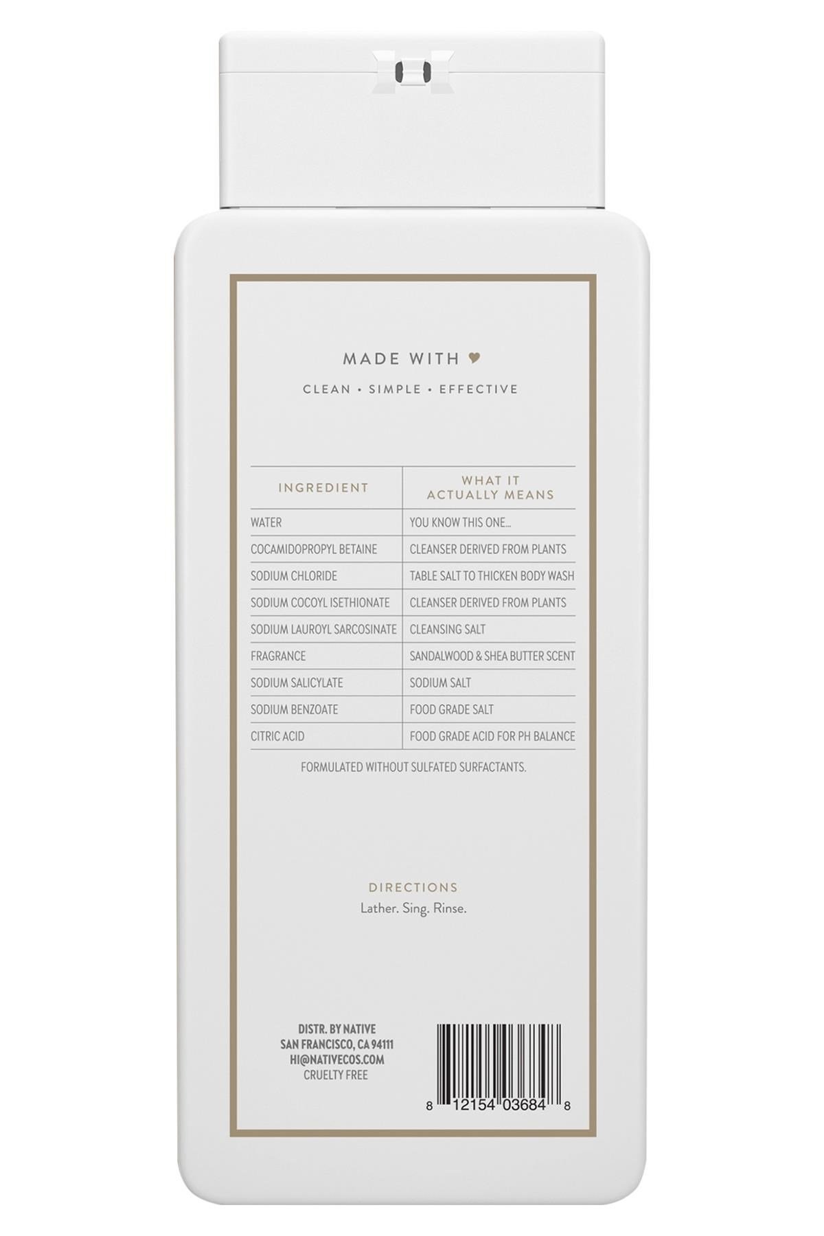 Native Sandalwood & Shea Butter Duş Jeli 532ML