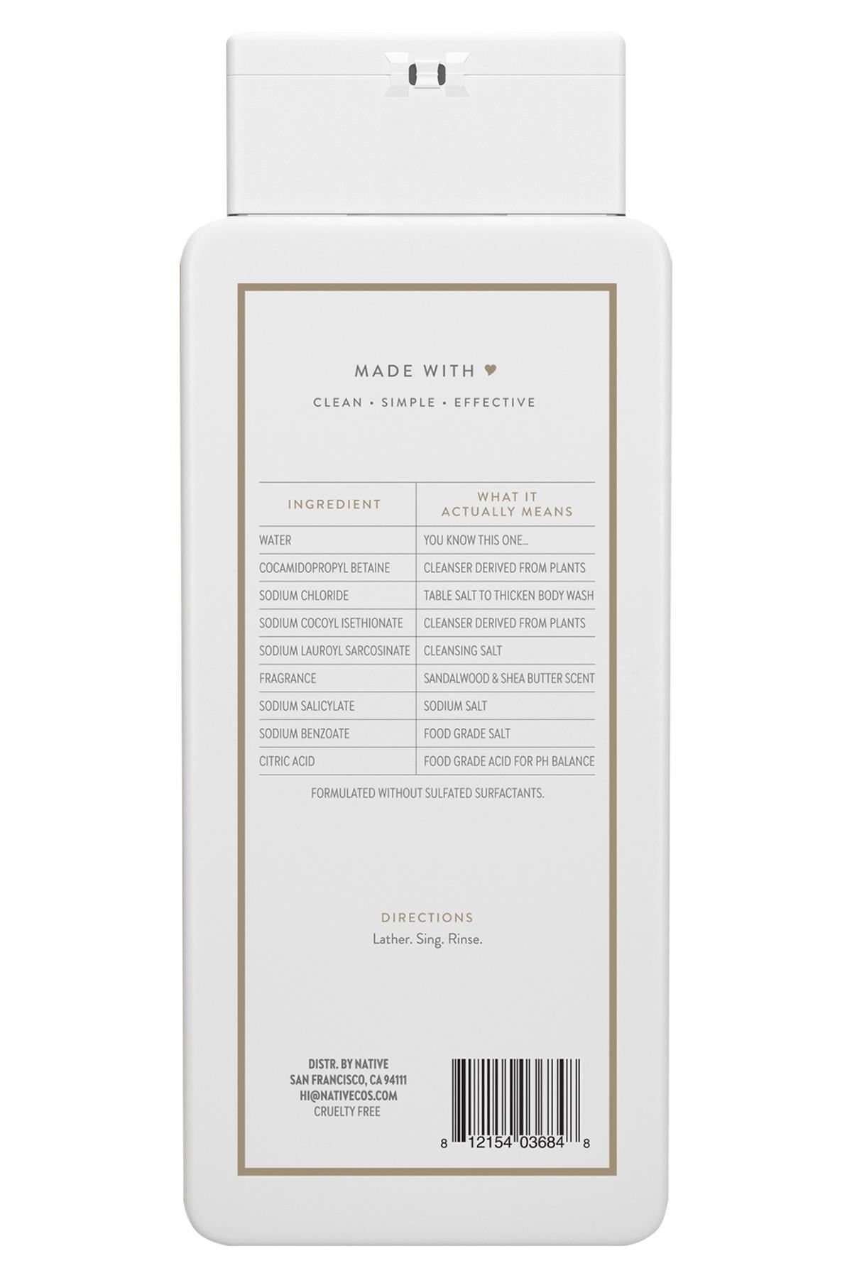 Native Sandalwood & Shea Butter Duş Jeli 532ML