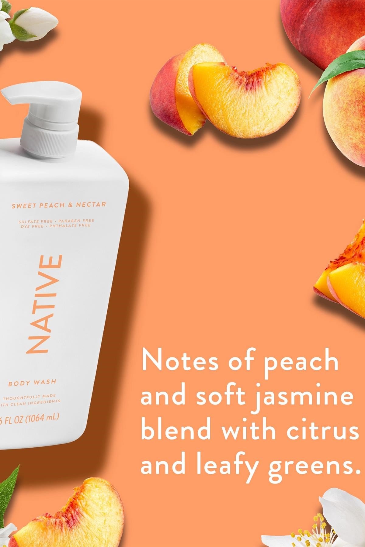 Native Sweet Peach & Nectar Vücut Şampuanı 1064ML