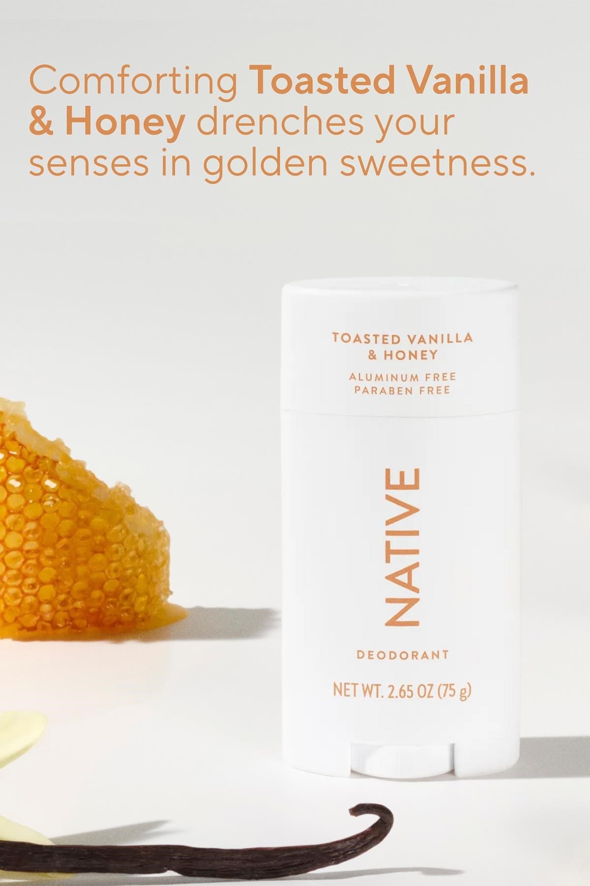 Native Toasted Vanilla & Honey Alüminyumsuz Stick Deodorant 75GR