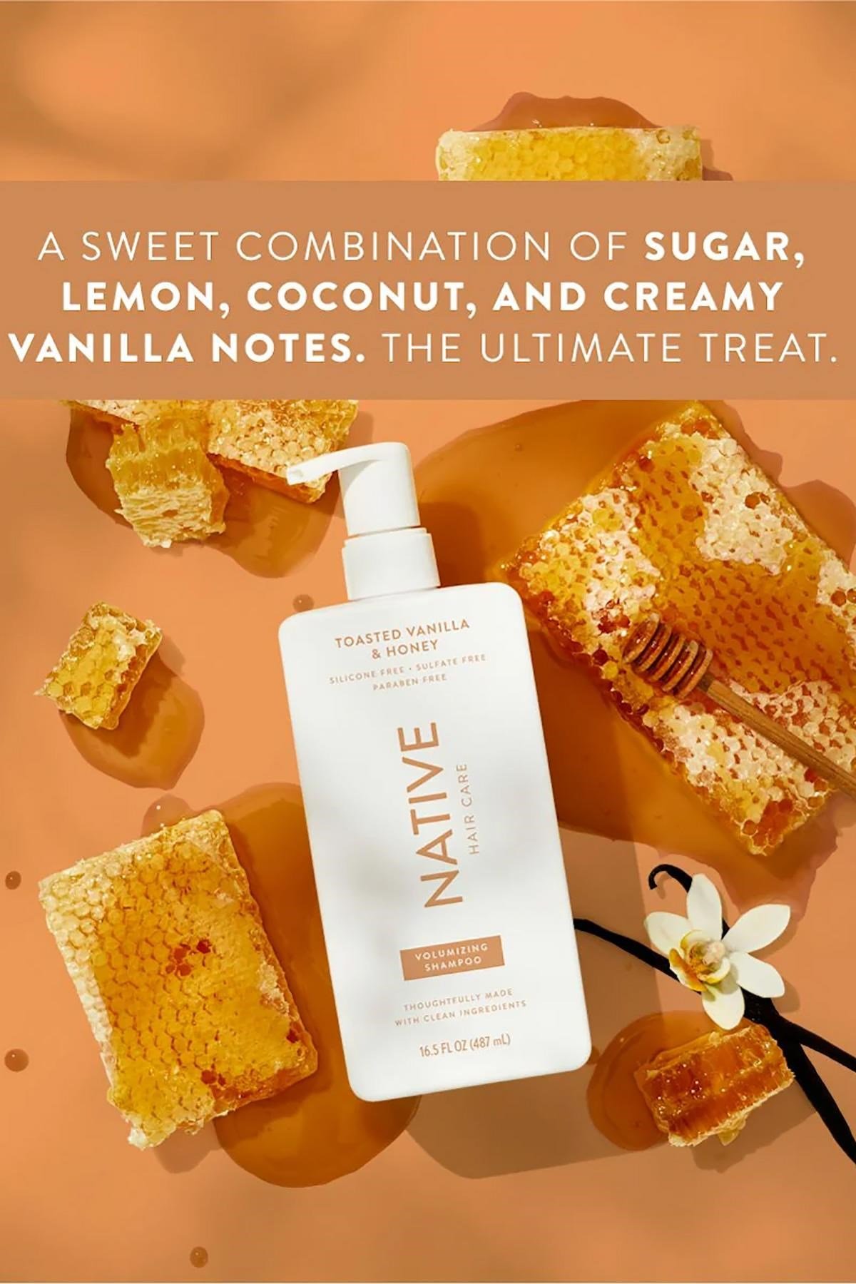Native Toasted Vanilla & Honey Hacimlendirici Şampuan 487ML