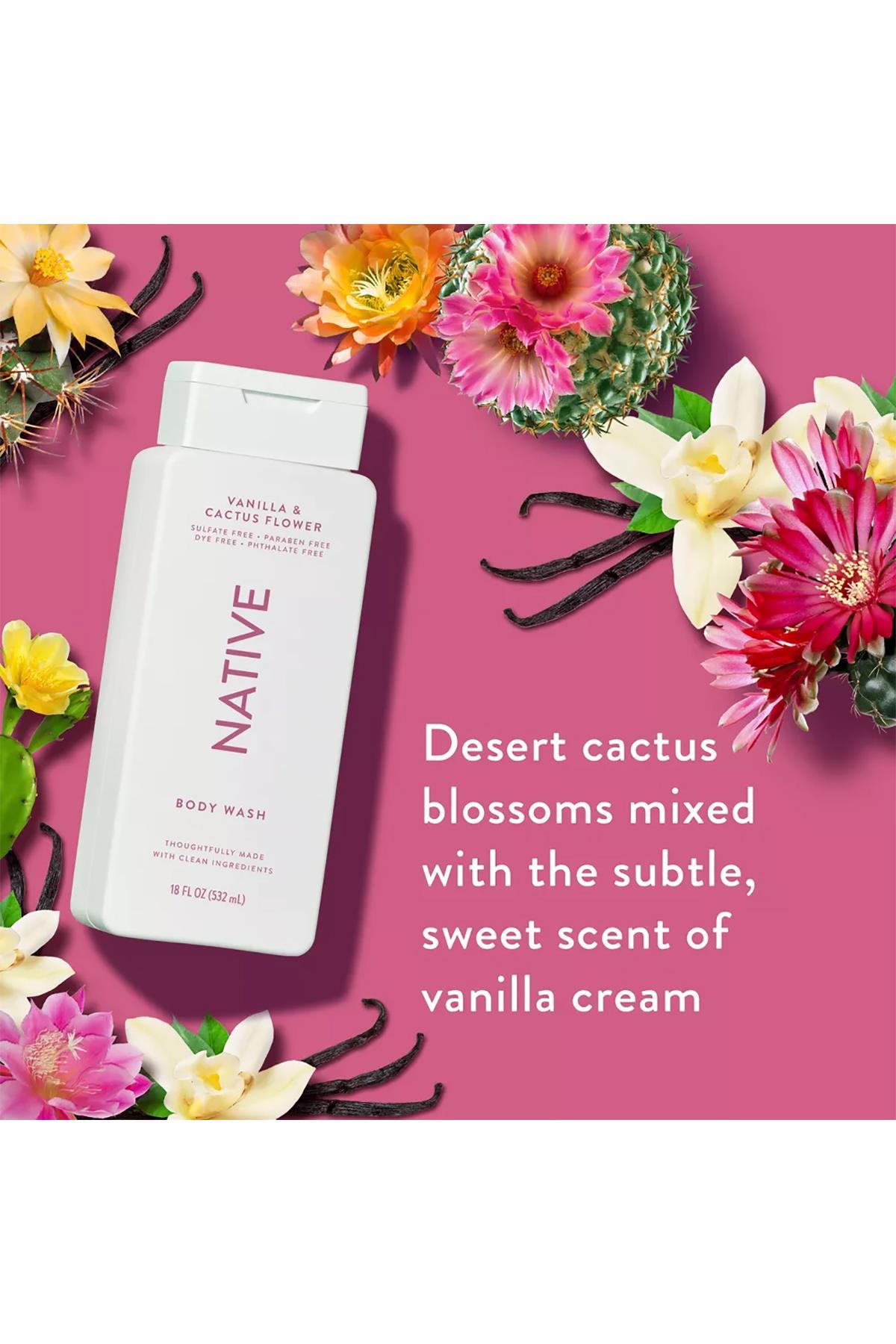 Native Vanilla & Cactus Flower Duş Jeli 532ML
