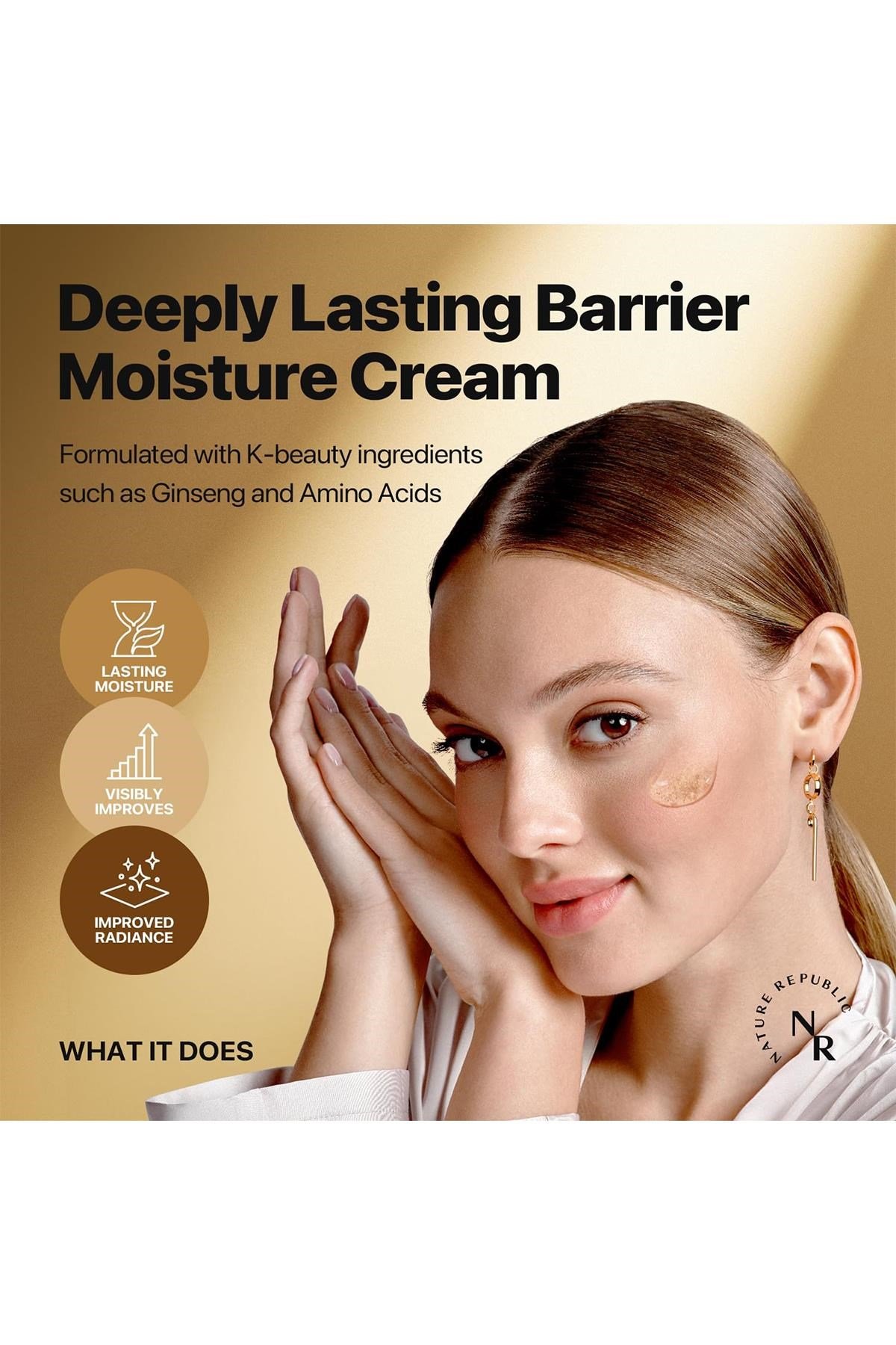 Nature Republic Ginseng Gold Silk Nemlendirici Yüz Kremi 70.8GR