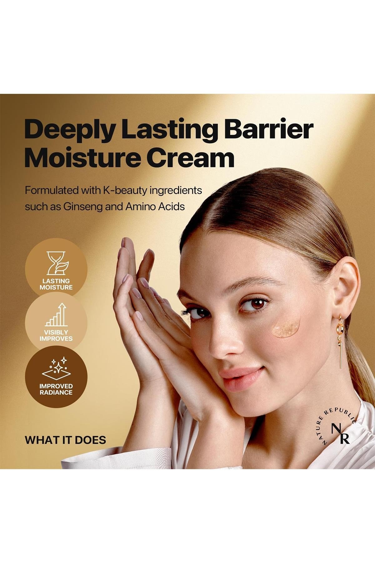 Nature Republic Ginseng Gold Silk Nemlendirici Yüz Kremi 70.8GR