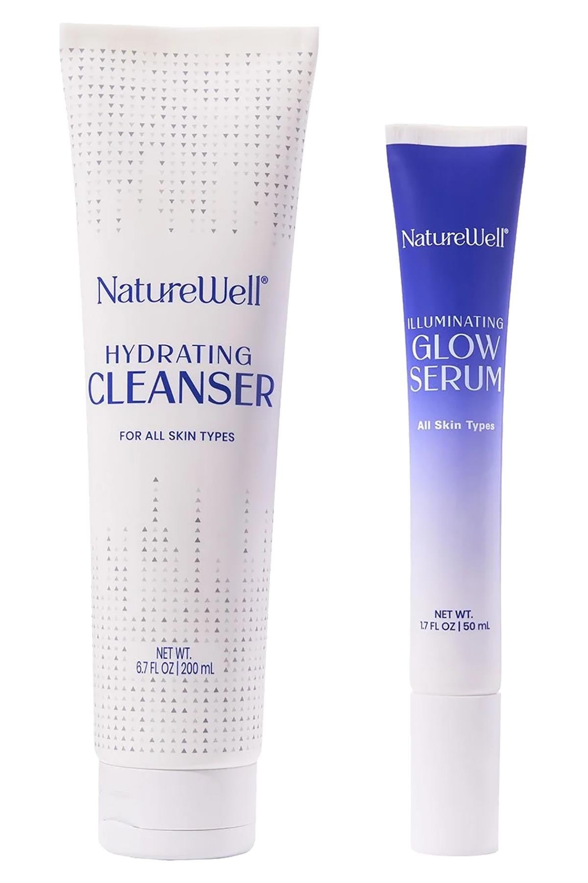 Nature Well Nemlendirici Temizleyici ve Aydınlatıcı Serum İkili Set