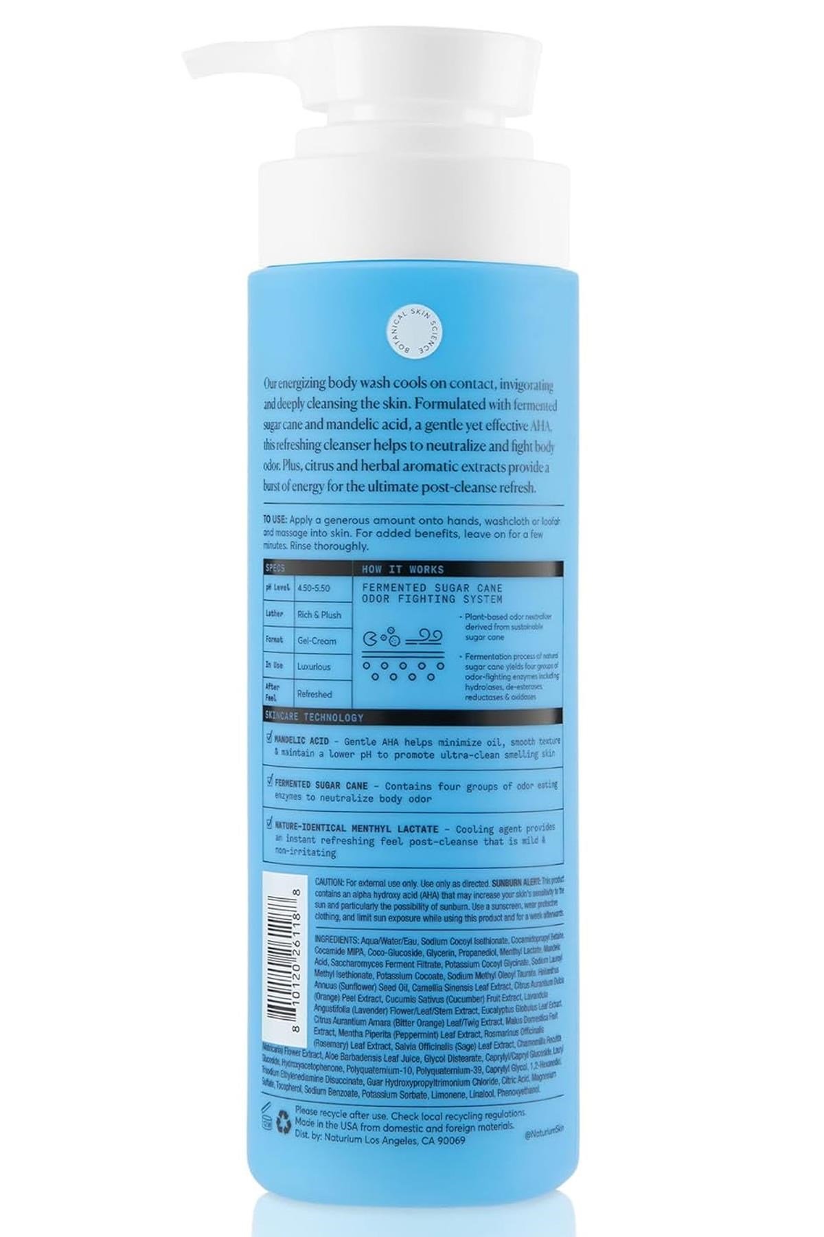 Naturium The Energizer Mandelic Acid Duş Jeli 500ML