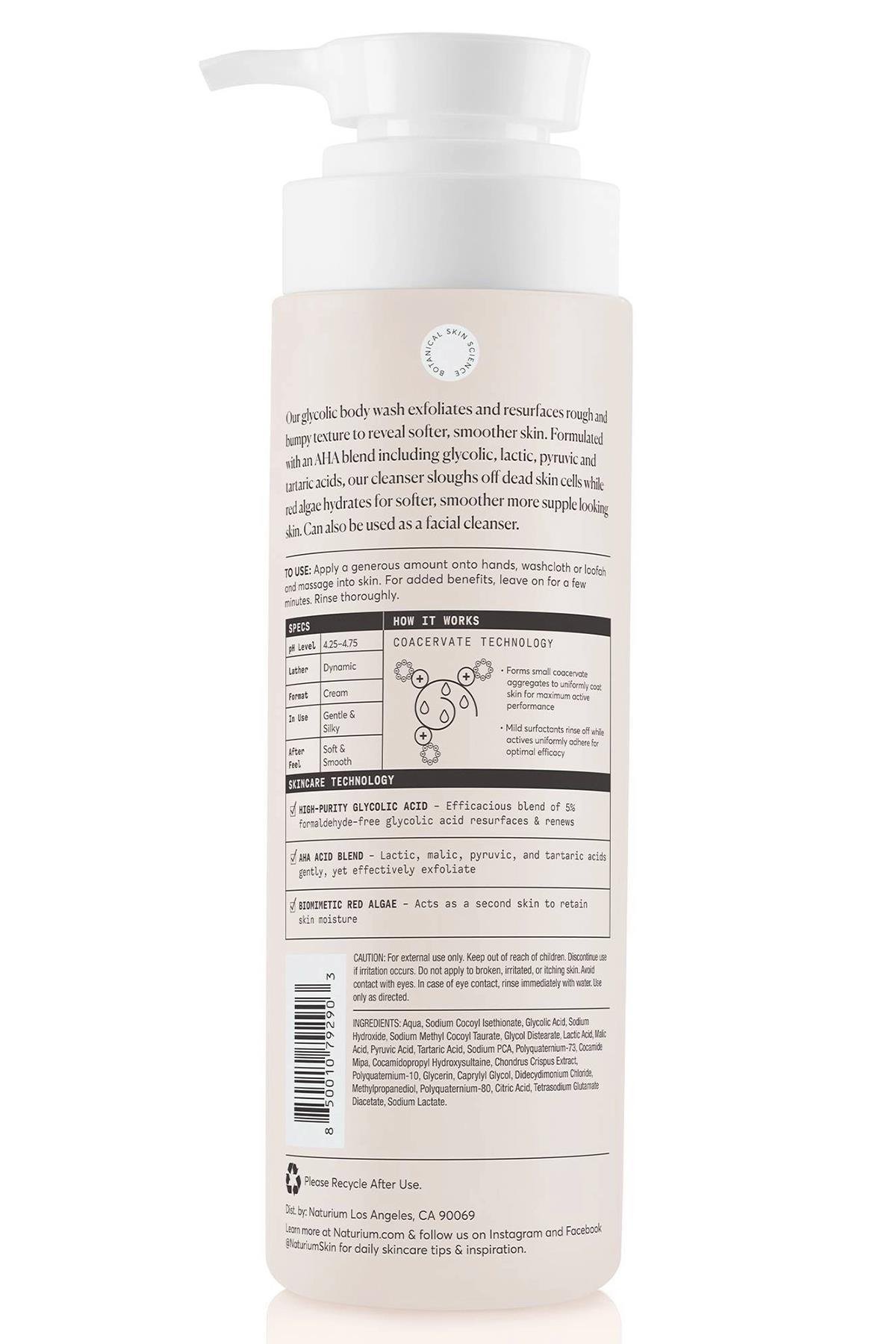 Naturium The Smoother Glycolic Acid Duş Jeli 500ML