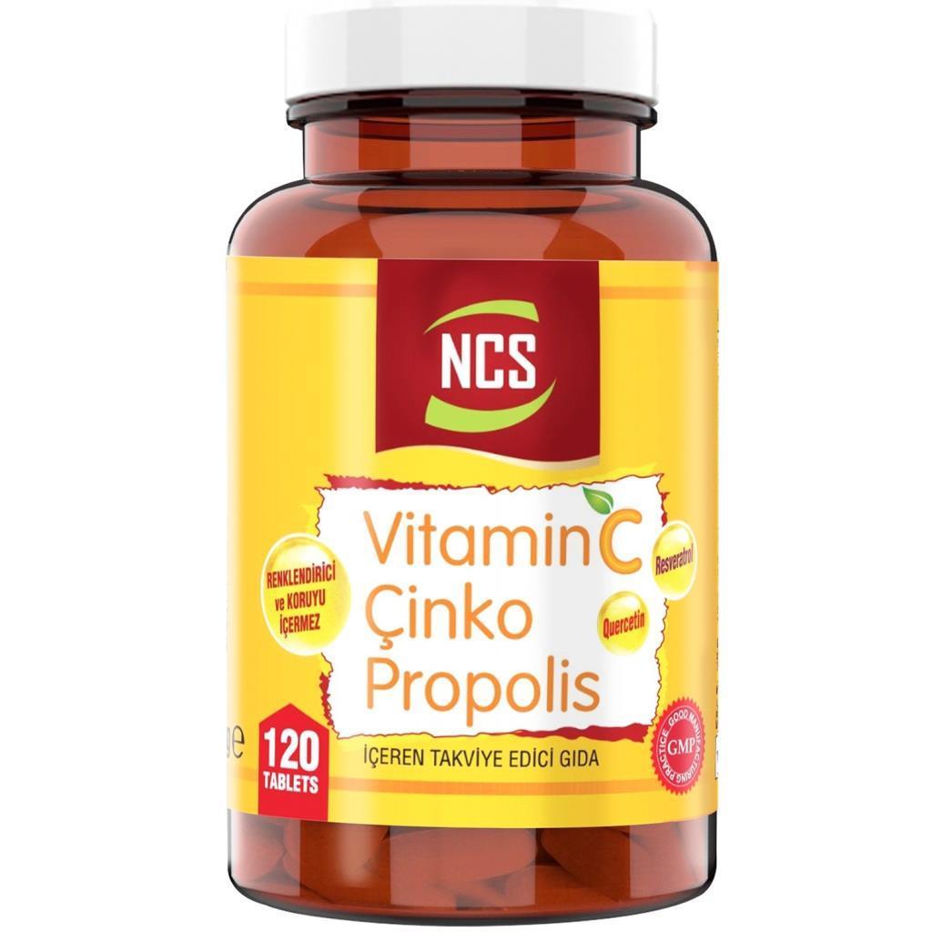 NCS Vitamin C Çinko Propolis 120 Tablet