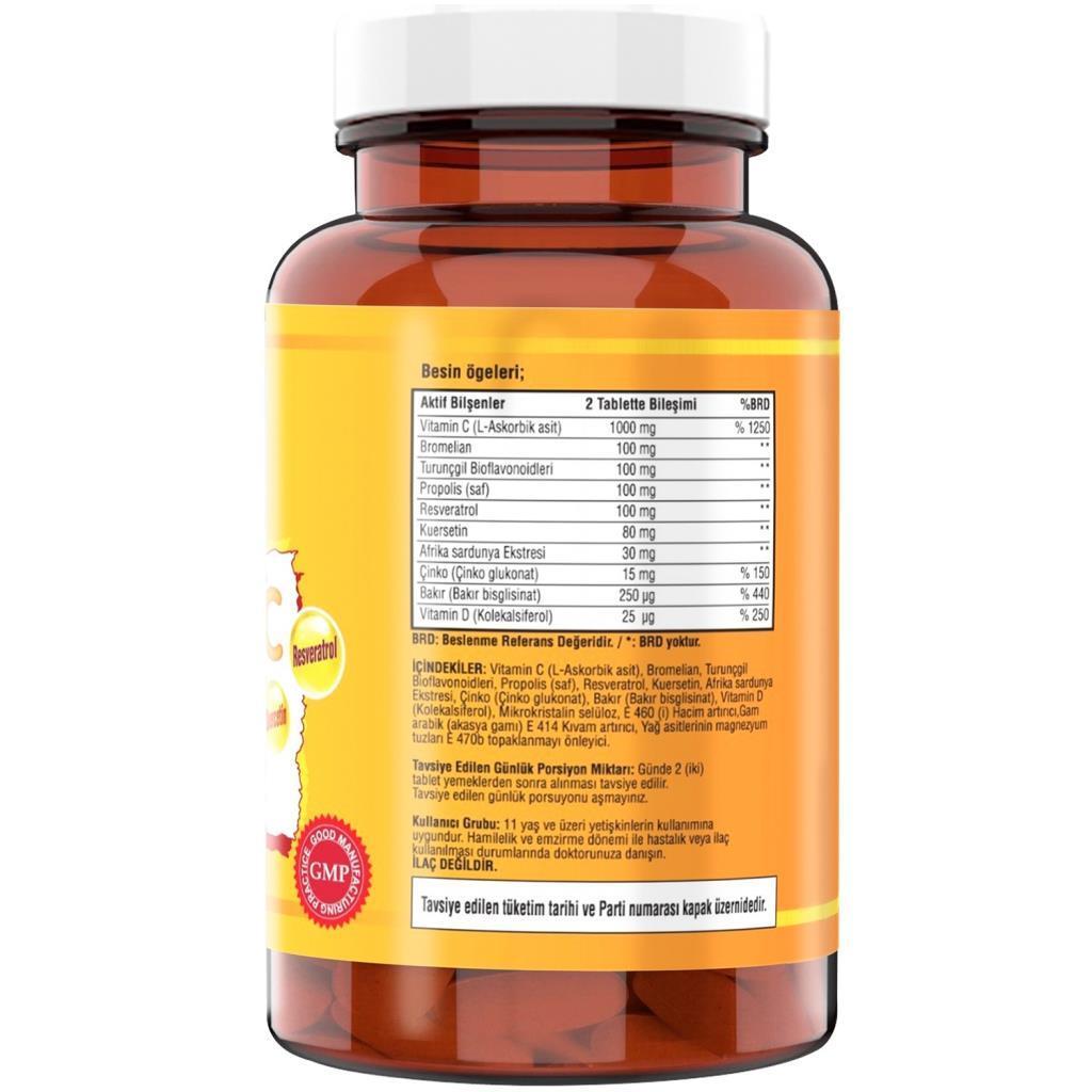 NCS Vitamin C Çinko Propolis 120 Tablet