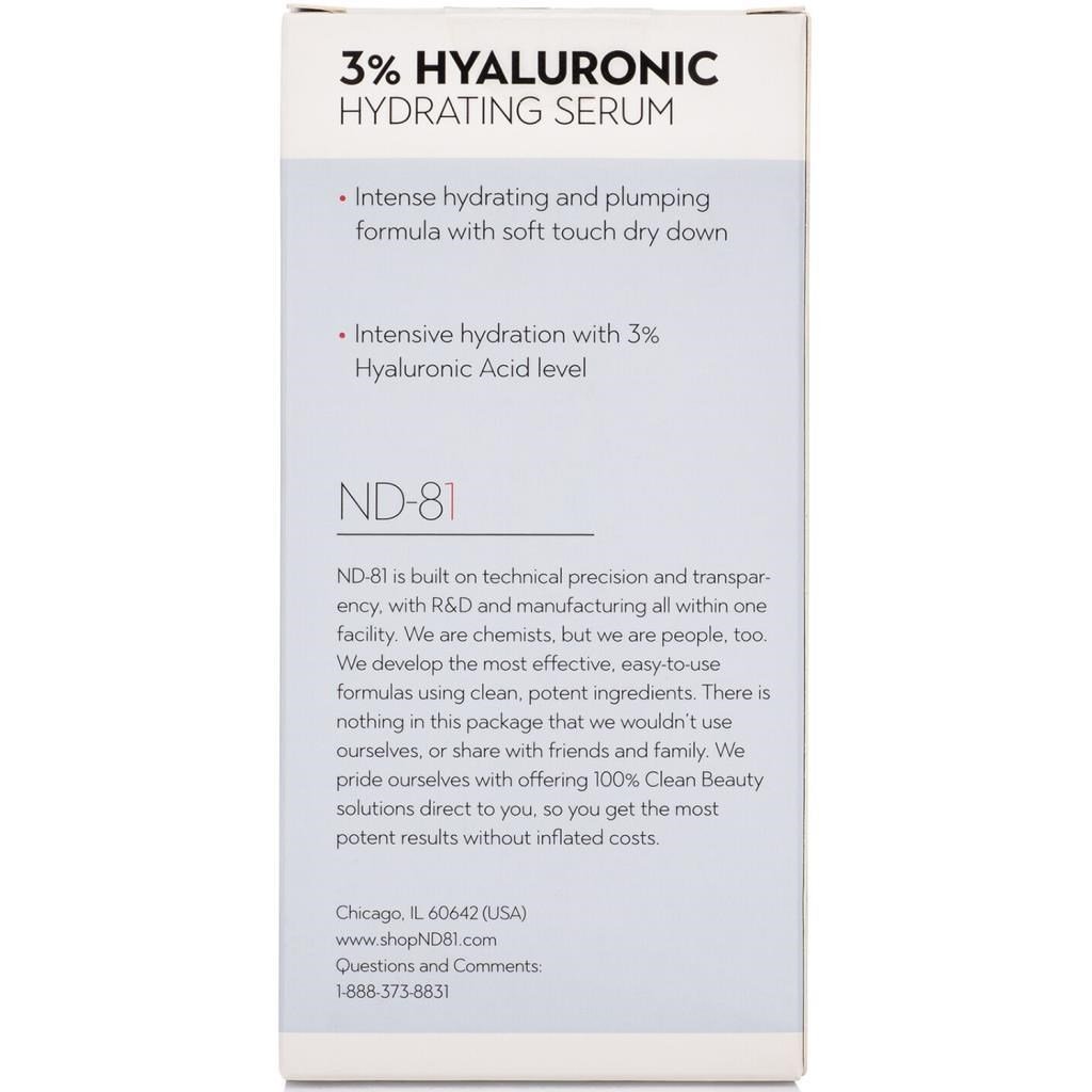 ND-81 Nemlendirici Yüz Serumu 30ML