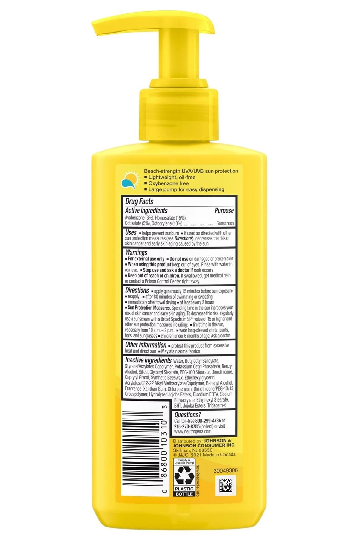 Neutrogena Beach Defense SPF70 Güneş Losyonu 250ML