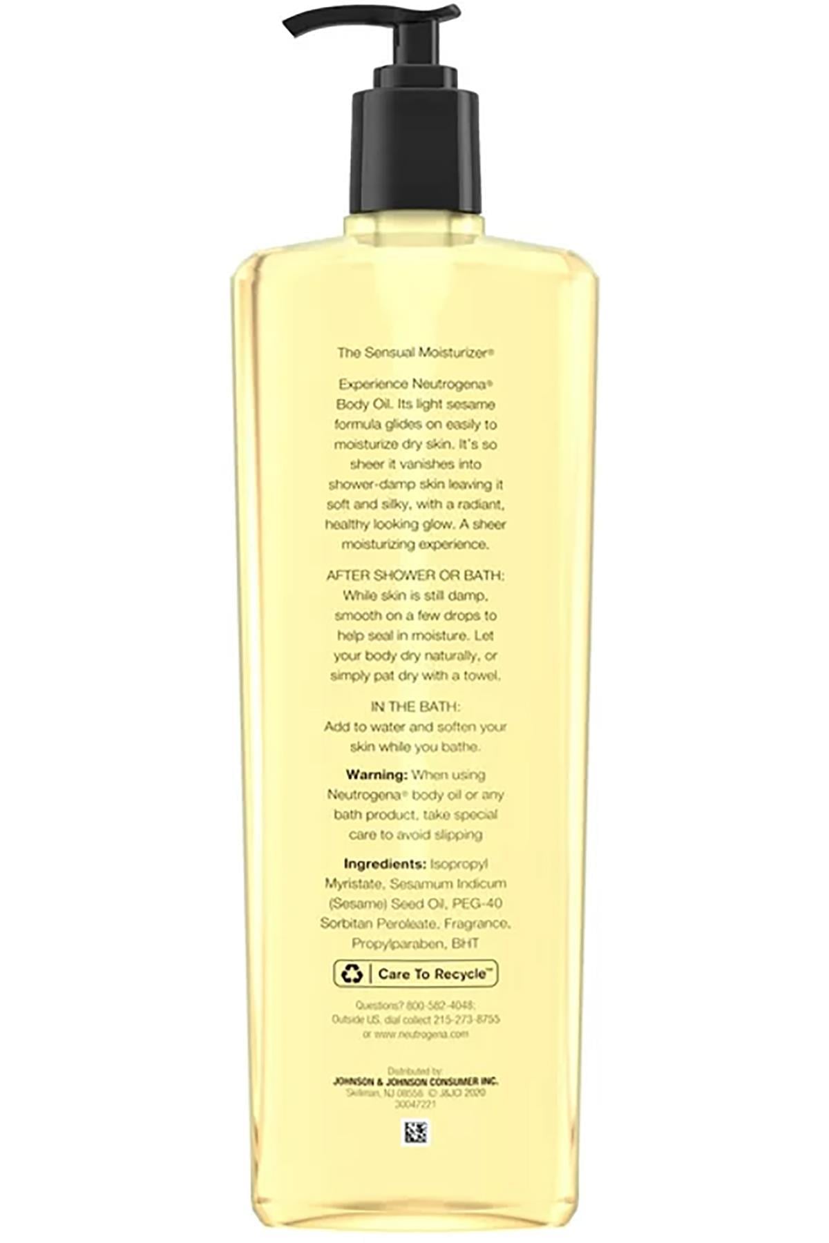 Neutrogena Hafif Susam Formüllü Nemlendirici Vücut Yağı 946ML