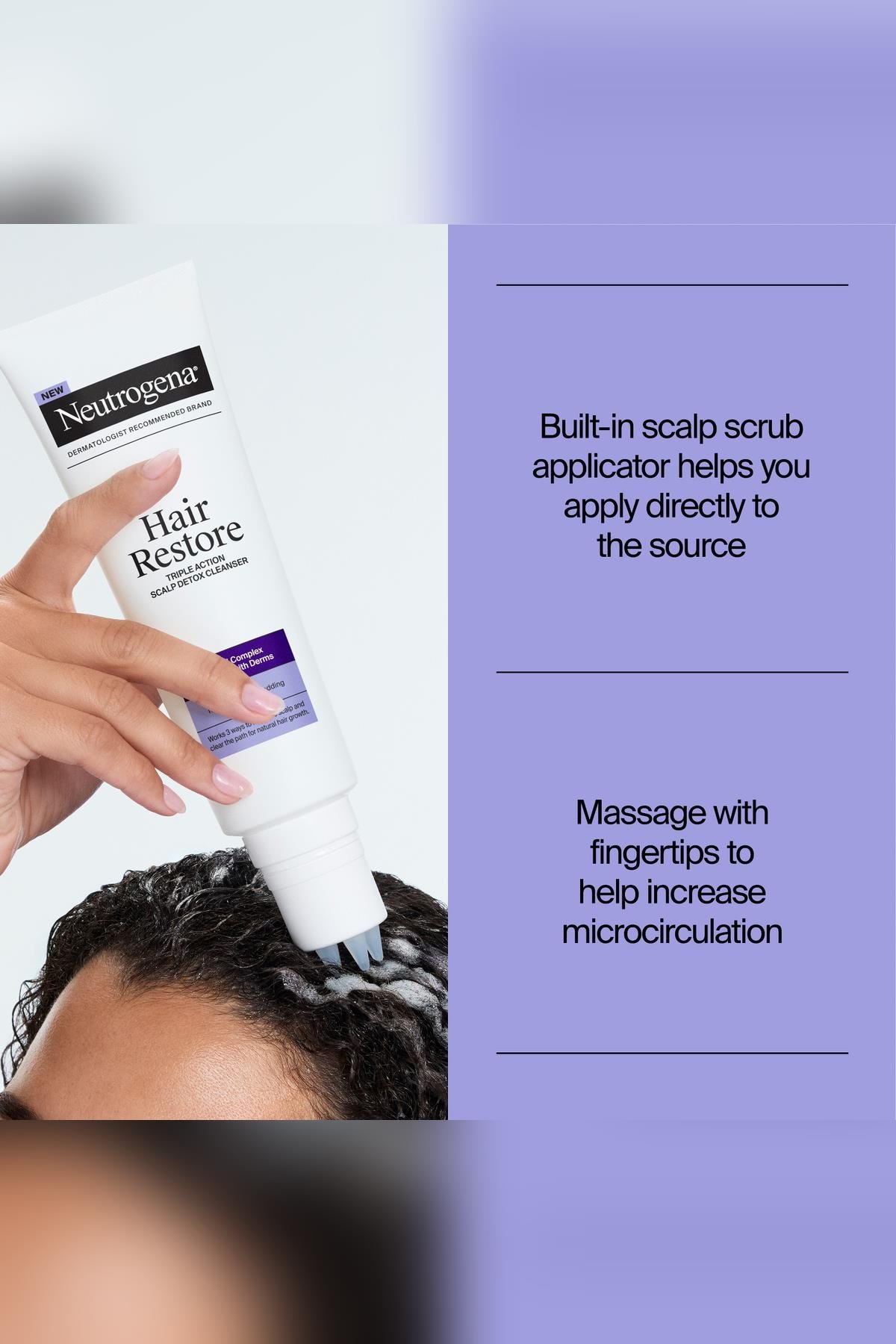 Neutrogena Hair Restore Triple Action Arındırıcı Saç Derisi Temizleyici 236ML