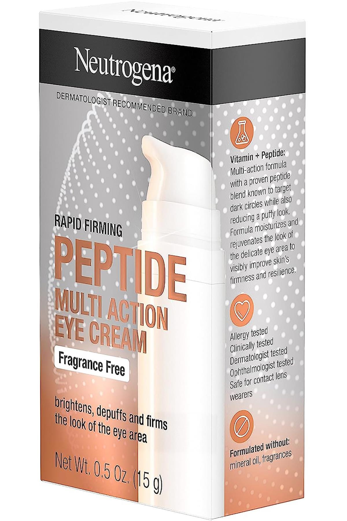 Neutrogena Peptide Multi Action Kokusuz Göz Kremi 15GR