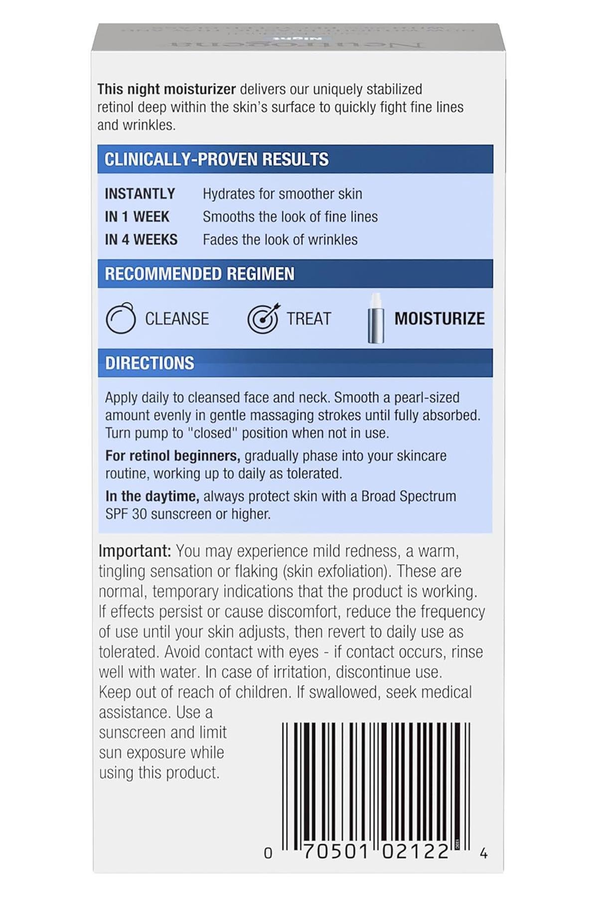 Neutrogena Rapid Wrinkle Repair Retinol Nemlendirici Gece Kremi 29ML