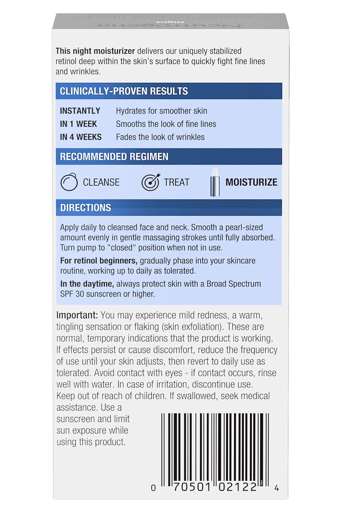 Neutrogena Rapid Wrinkle Repair Retinol Nemlendirici Gece Kremi 29ML