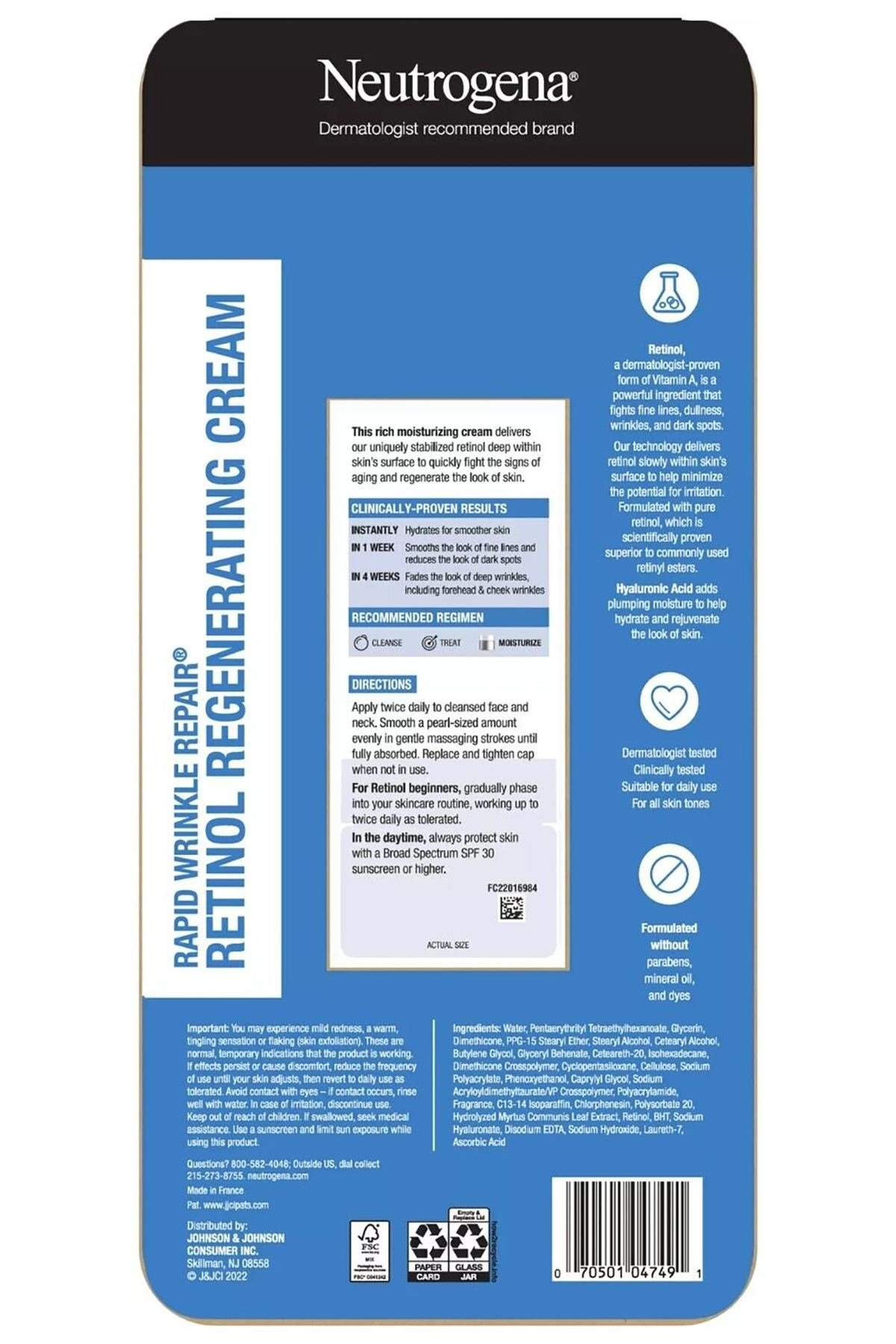 Neutrogena Retinol Regenerating Krem Set 2 Parça