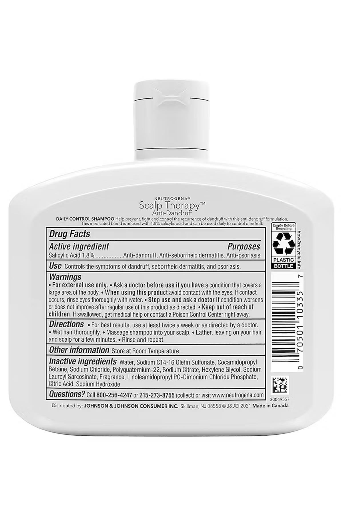 Neutrogena Scalp Therapy Daily Control Kepek Karşıtı Şampuan 354ML