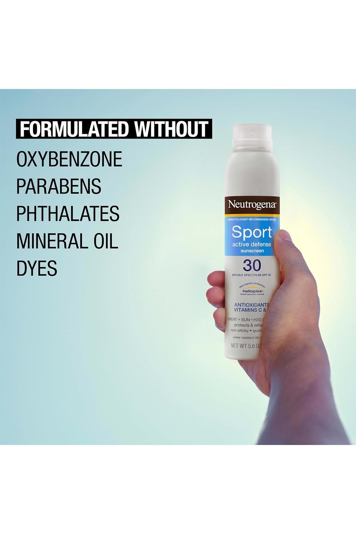 Neutrogena Sport Active Defense SPF30 Güneş Koruyucu Sprey 141GR SKT:09/2026
