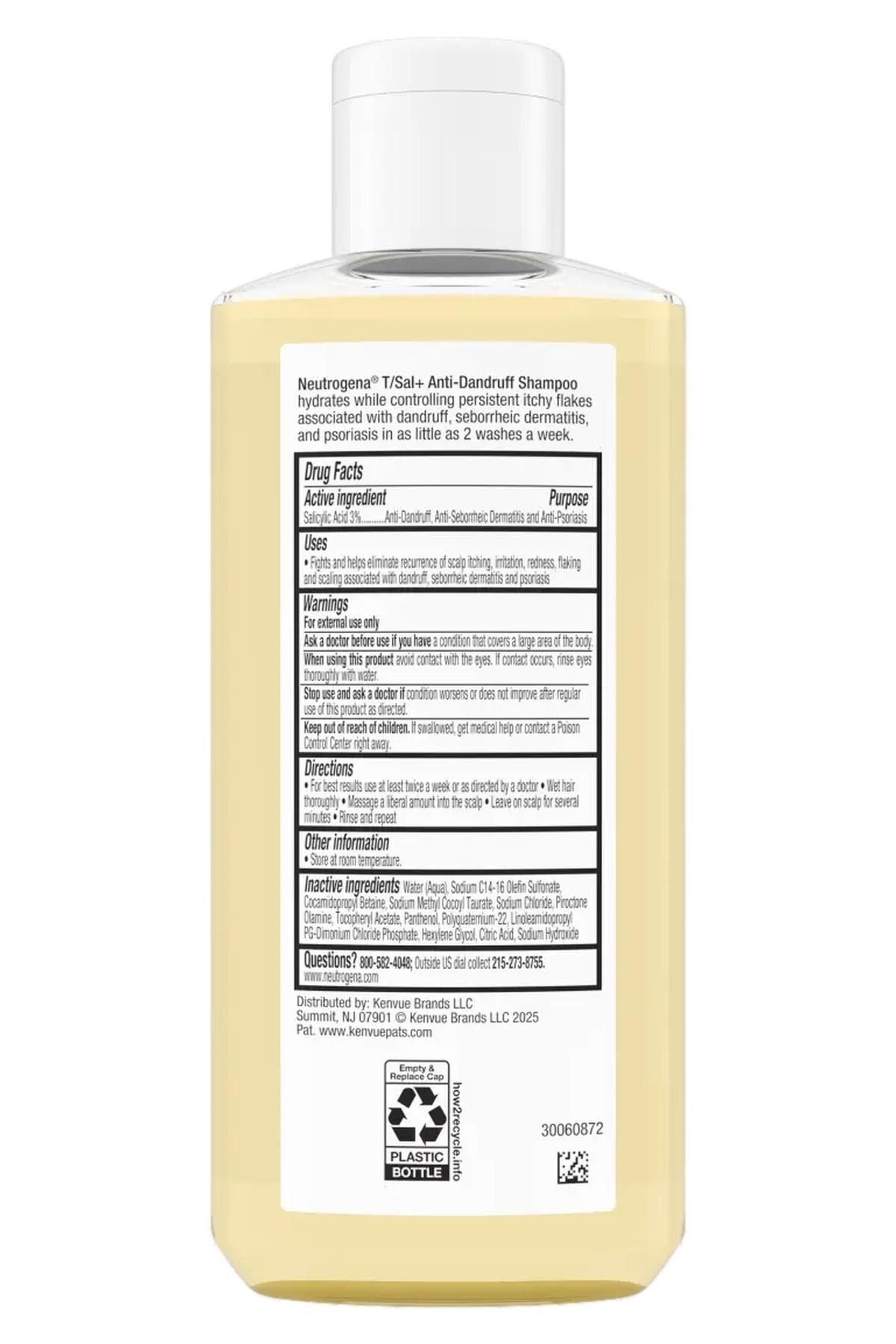 Neutrogena T/Sal+ Kepek Karşıtı Şampuan 236ML