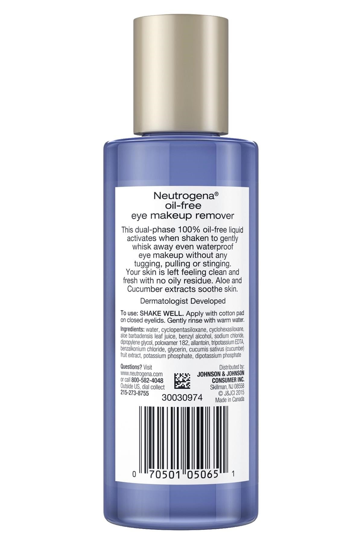 Neutrogena Yağsız Göz Makyajı Temizleyici 162ML