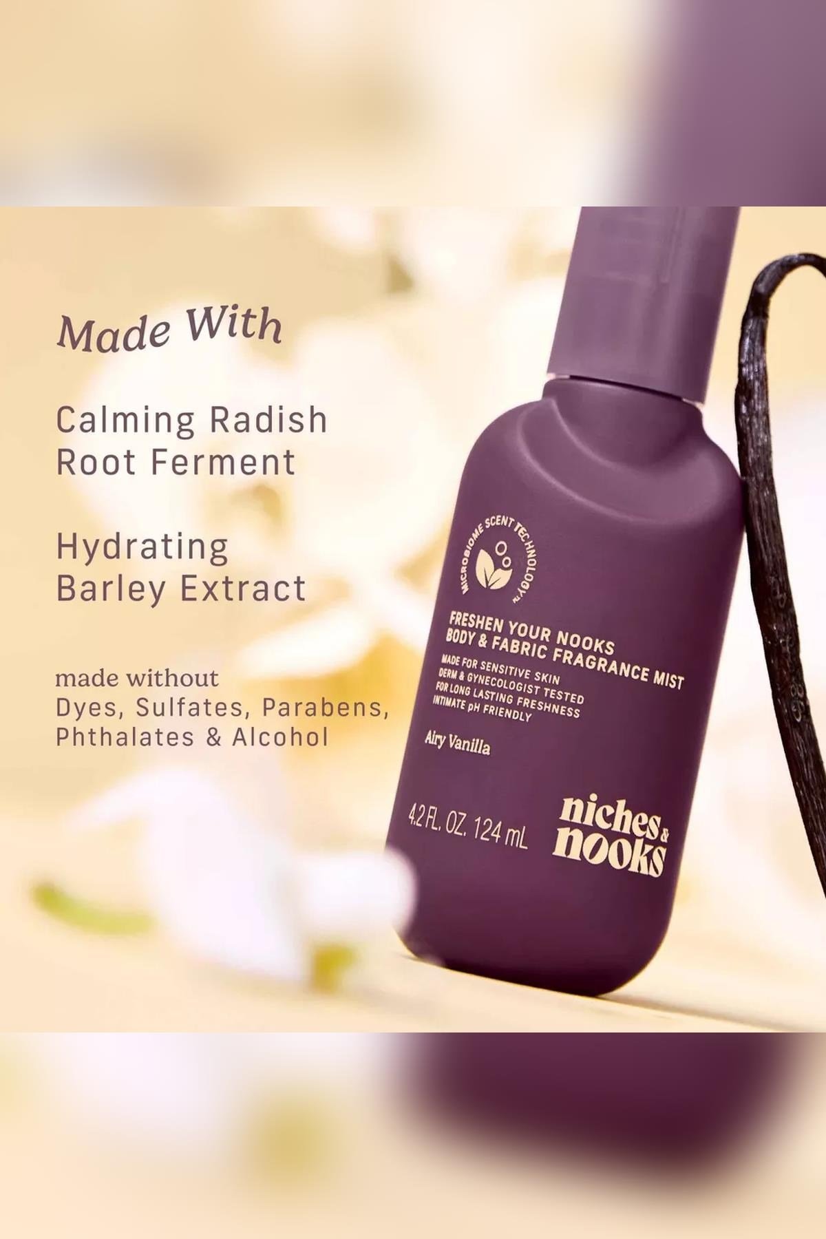 Niches & Nooks Airy Vanilla Vücut Spreyi 124ML