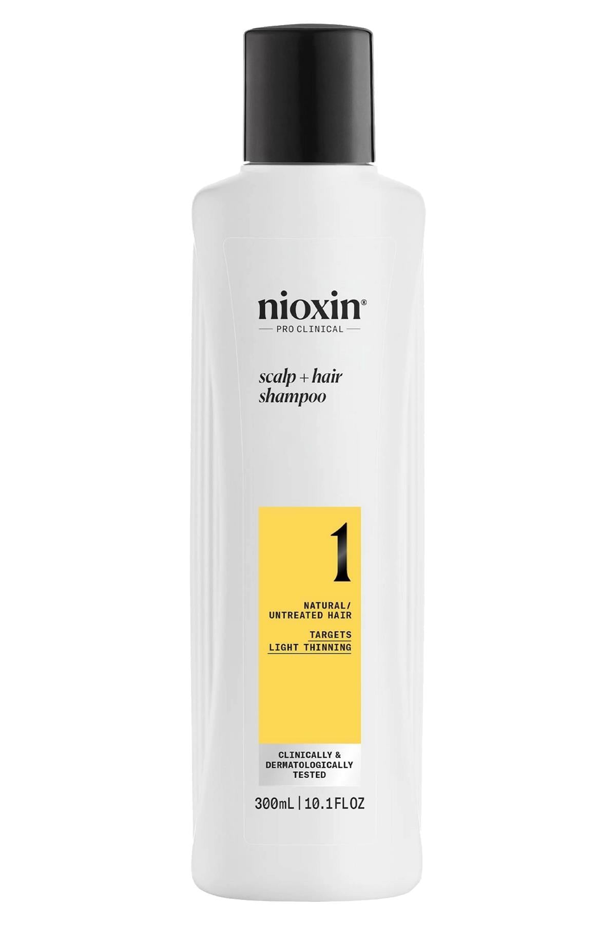 Nioxin System 1 Şampuan - İşlem Görmemiş Hafif İnce Saçlar İçin Kalınlaştırıcı Bakım 300ML