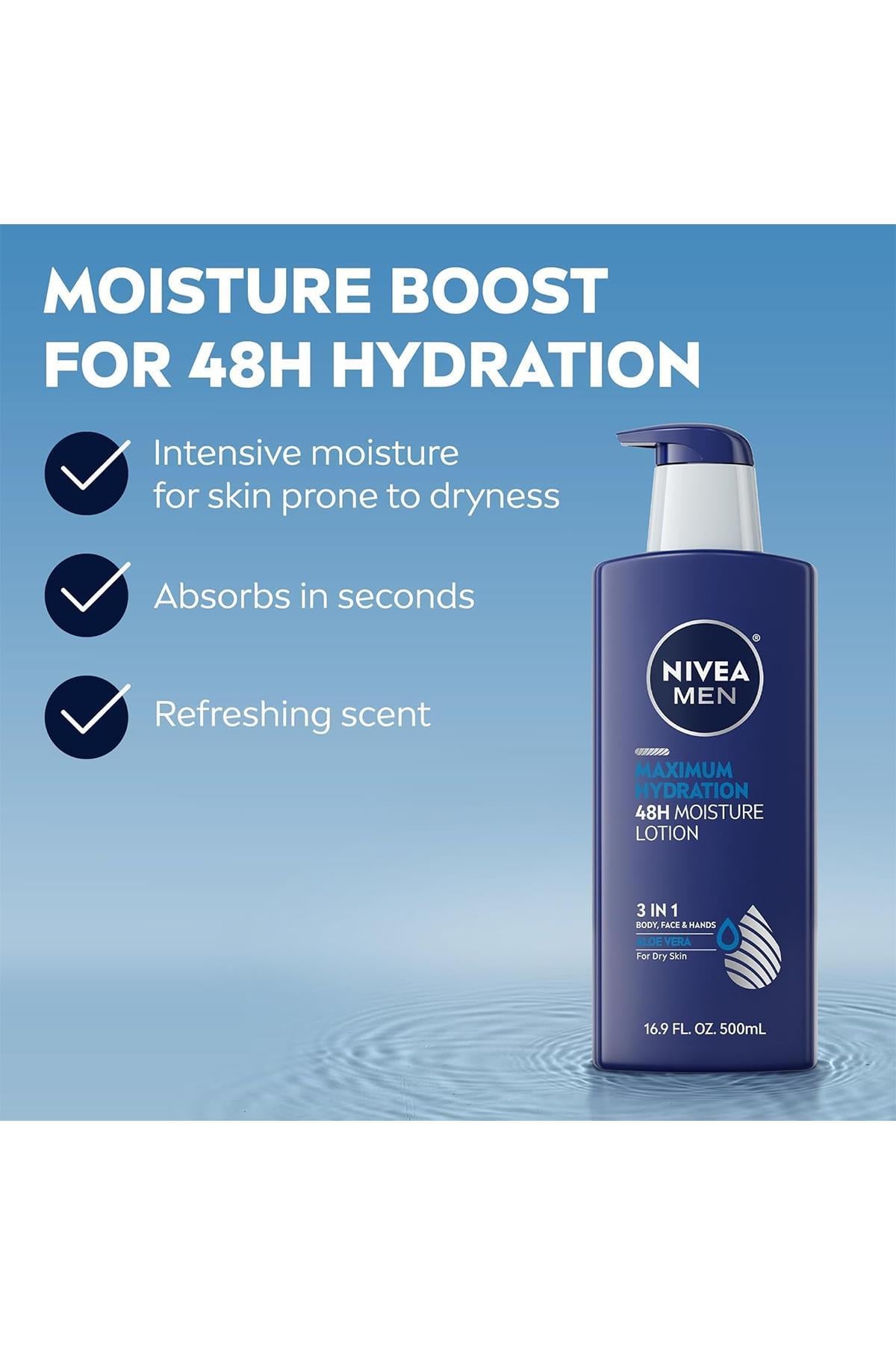 Nivea Men Maximum Hydration Nemlendirici Vücut Losyonu 500ML