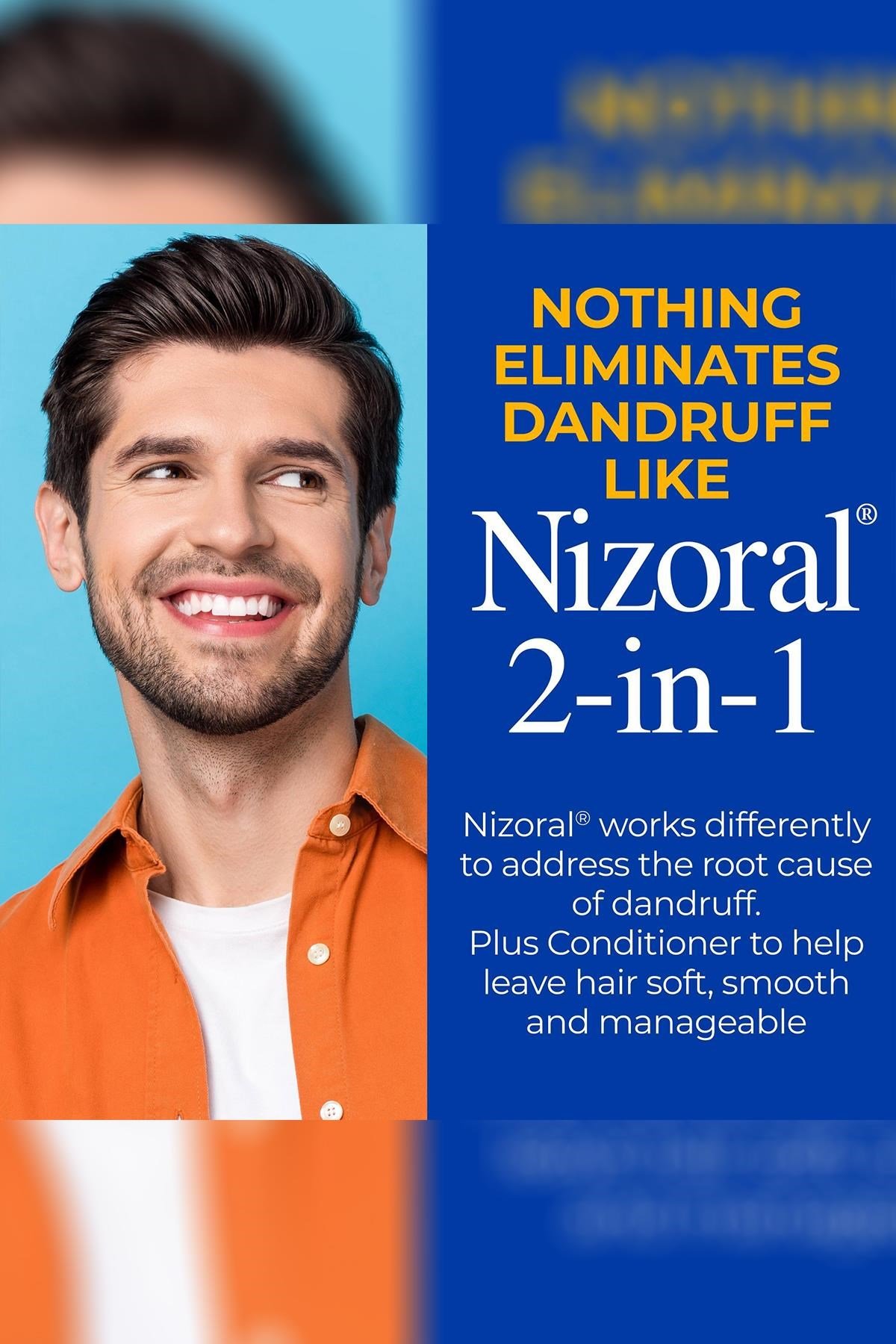 Nizoral 2'si 1 Arada Kepek Karşıtı Şampuan ve Saç Kremi 400ML