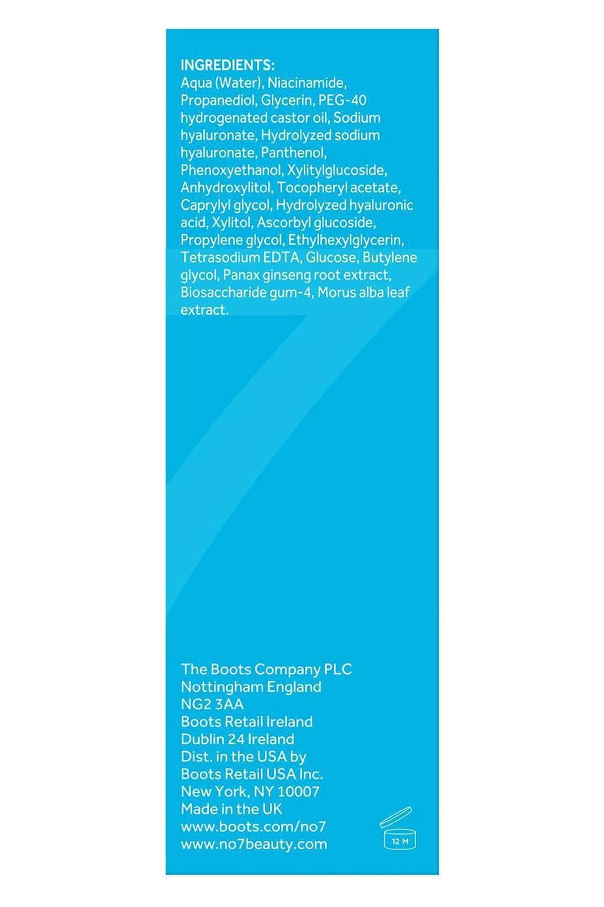 No7 HydraLuminous+ 2% Hyaluronic Acid Yüz Serumu 30ML