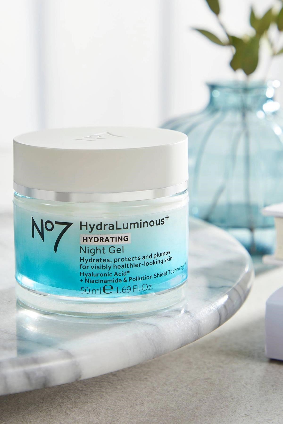 No7 HydraLuminous+ Nemlendirici Gece Yüz Jeli 50ML
