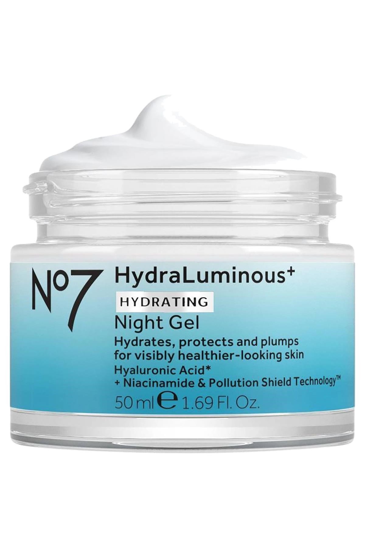 No7 HydraLuminous+ Nemlendirici Gece Yüz Jeli 50ML
