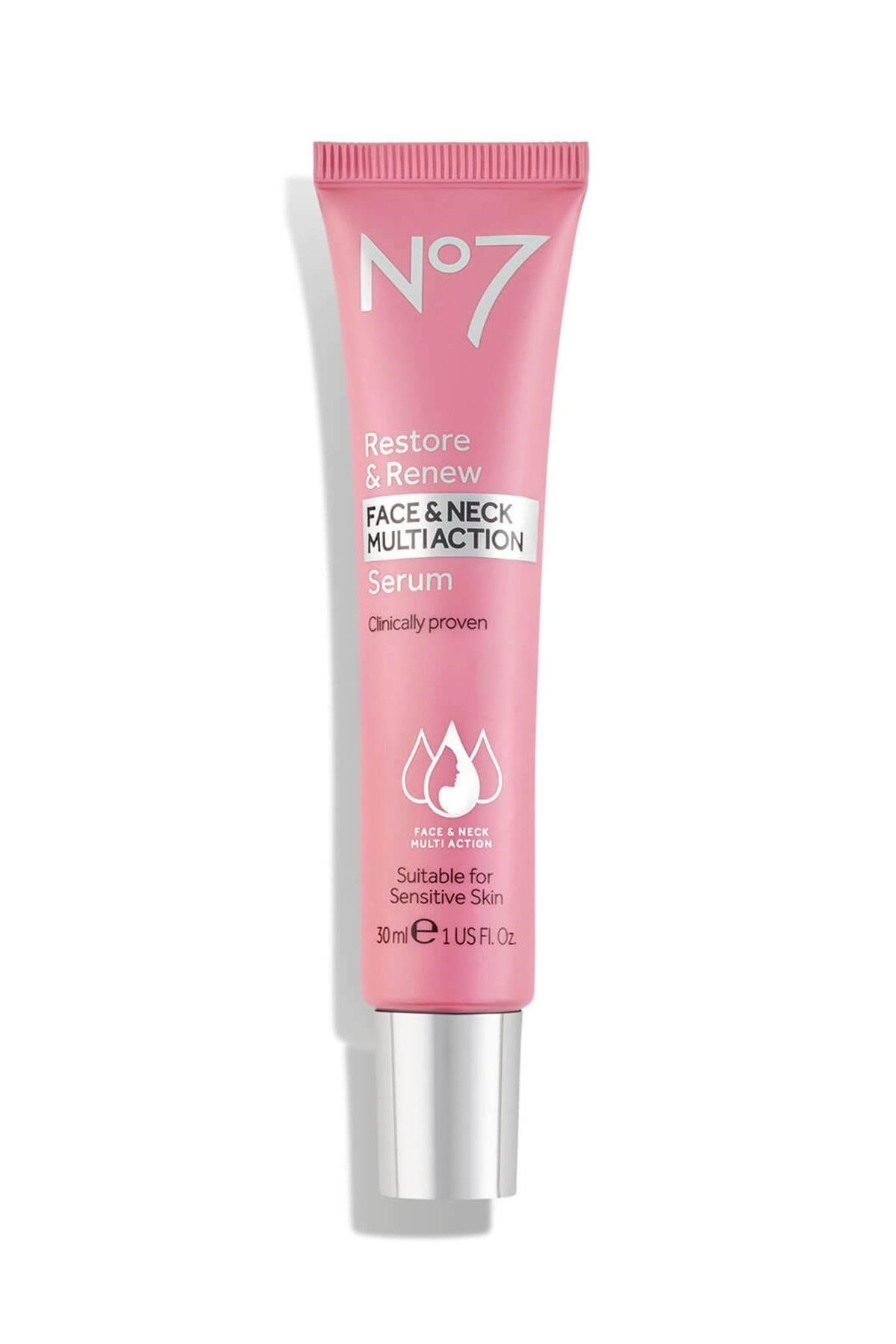 No7 Restore & Renew Multi Action Yüz ve Boyun Serumu 30ML