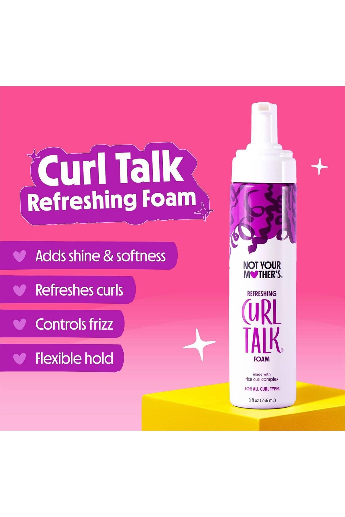 Not Your Mother's Curl Talk Bukle Yenileyici Saç Köpüğü 236ML
