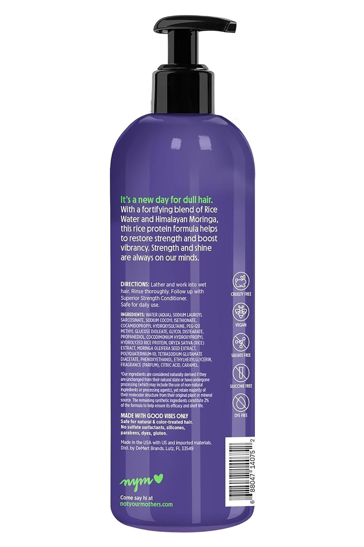 Not Your Mother's Rice Water & Himalayan Moringa Güçlendirici Şampuan 450ML