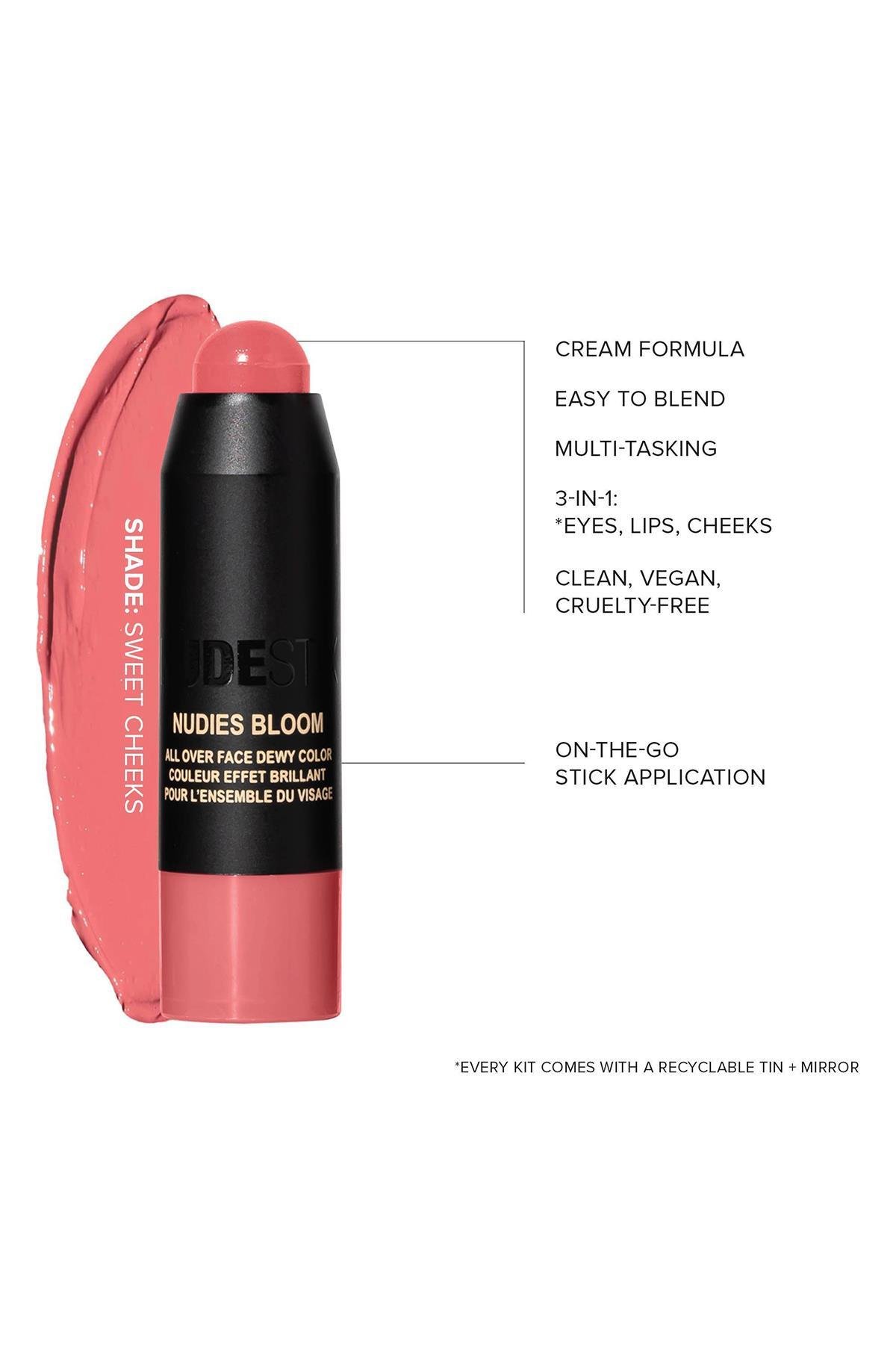 Nudestix Mini Kit Sweet Cheeks Makyaj Seti