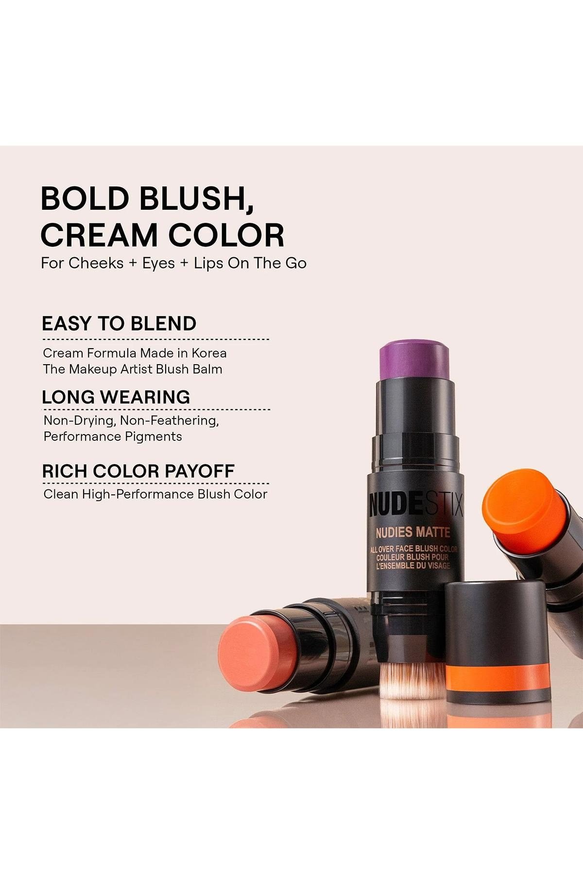 Nudestix Nudies Blush Mat Allık Stick Bubba 7GR
