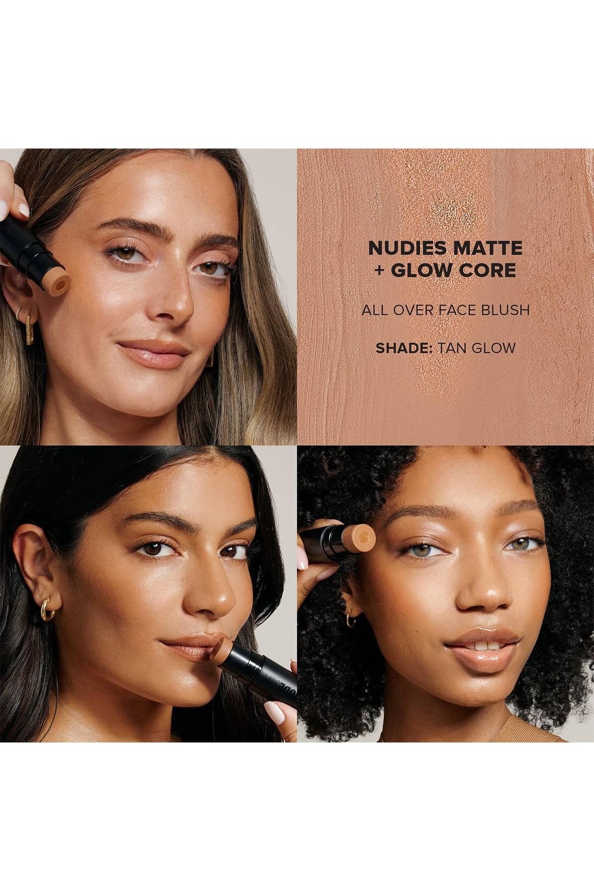 Nudestix Yanak + Göz + Dudak Renklendirici Işıltılı Stick Tan Glow 6GR