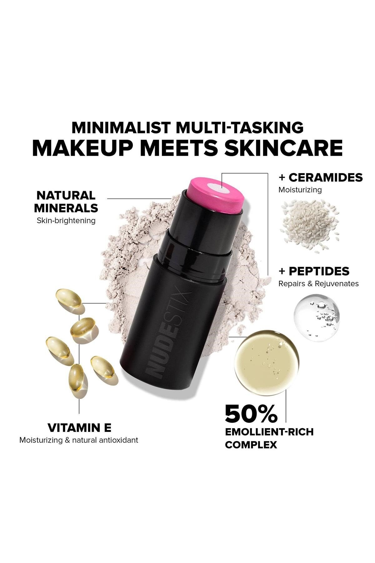 Nudestix Yanak + Göz + Dudak Renklendirici Işıltılı Stick Tan Glow 6GR