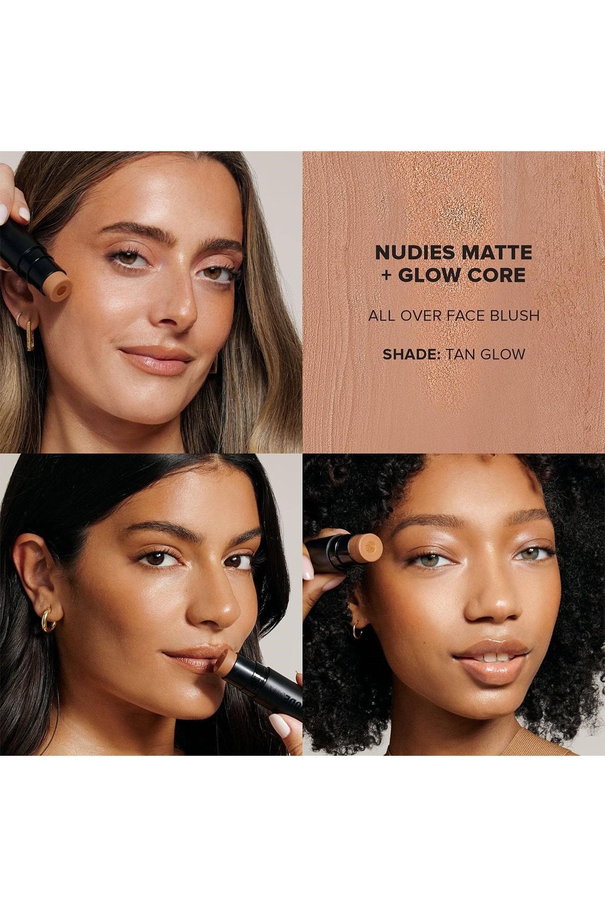 Nudestix Yanak + Göz + Dudak Renklendirici Işıltılı Stick Tan Glow 6GR