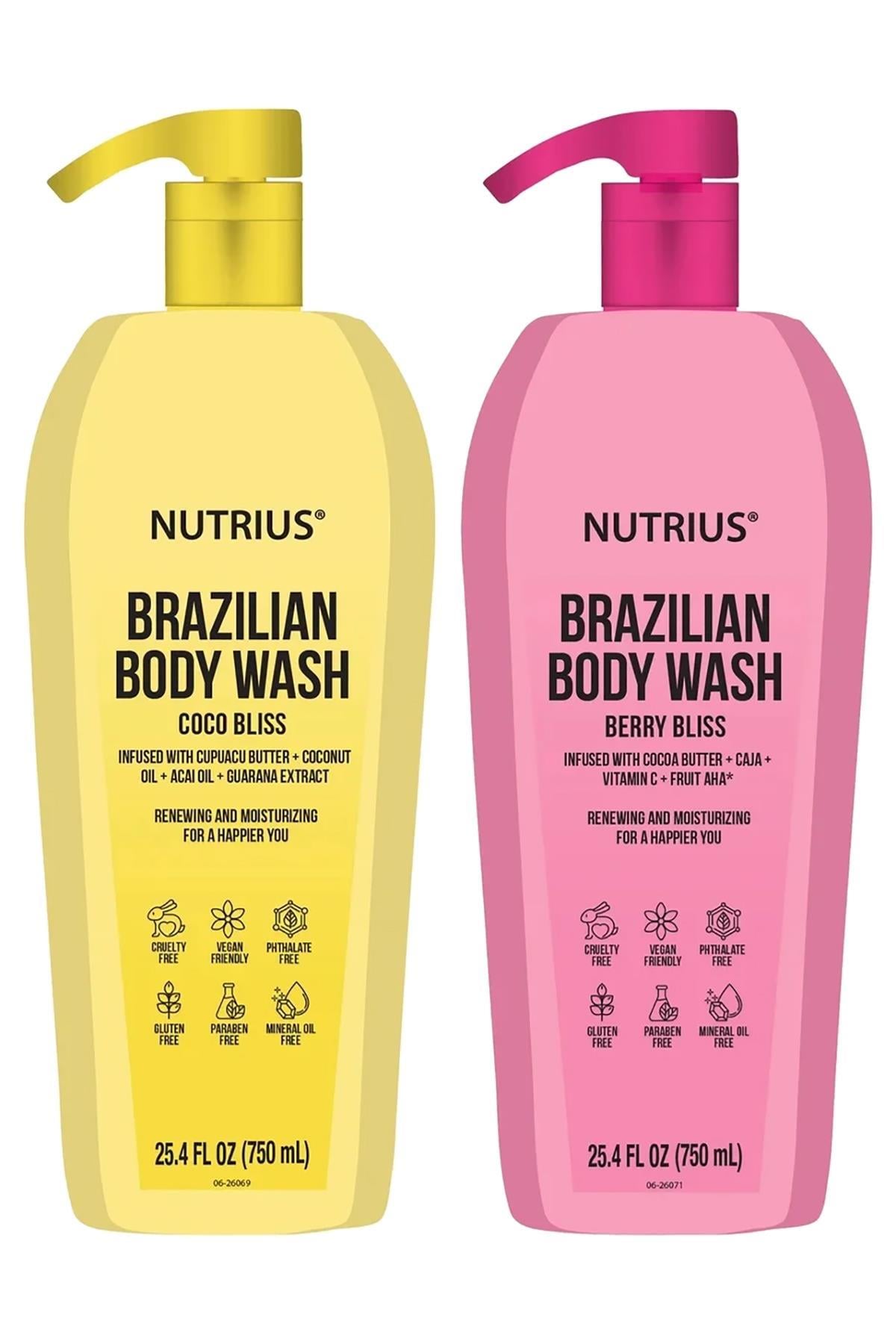 Nutrius Brazilian Duş Jeli İkili Set 2x750ML