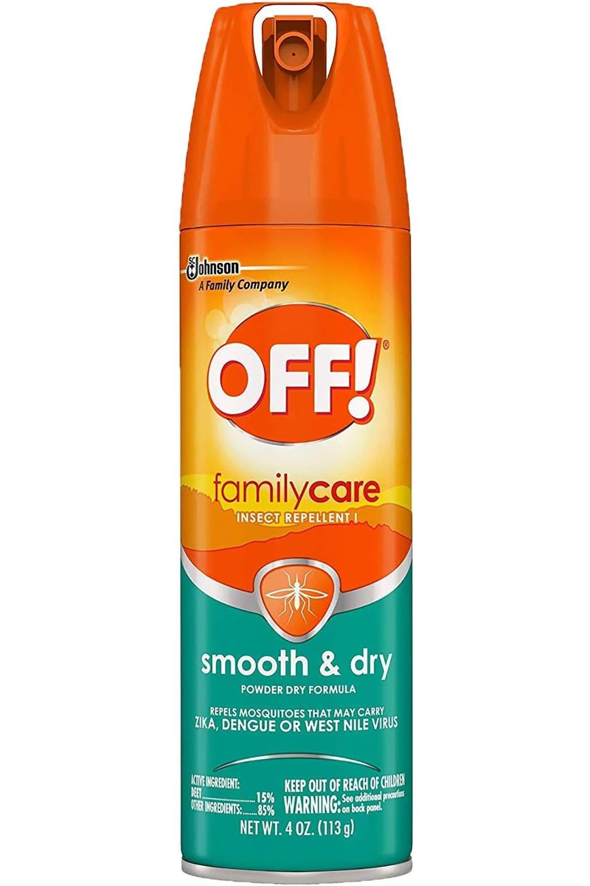 Off Family Care Smooth & Dry Sivrisinek ve Böcek Kovucu Sprey 113GR